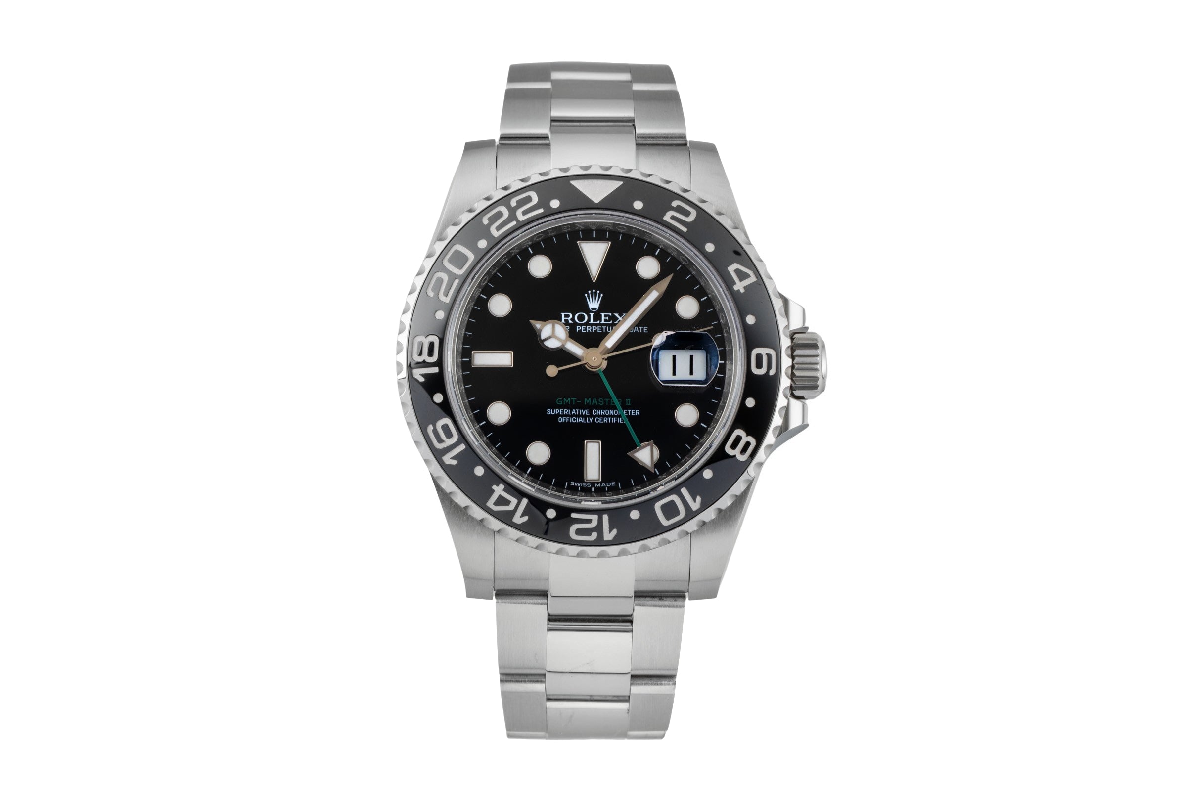 Rolex GMT-Master II steel automatic men's watch 116710LN  [2606109]