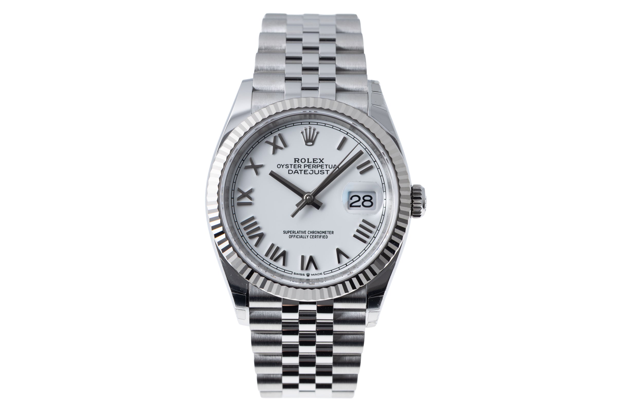 Rolex Datejust steel / white gold automatic men's watch 126234-0061  [2606236]