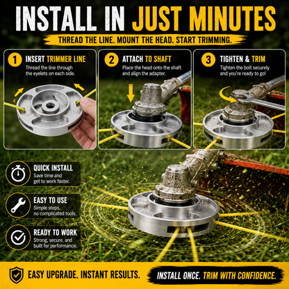 Aluminum Grass Trimmer Head Replacement