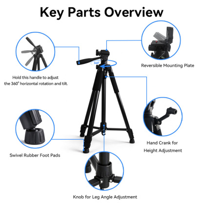 Aluminum multifunctional tripod