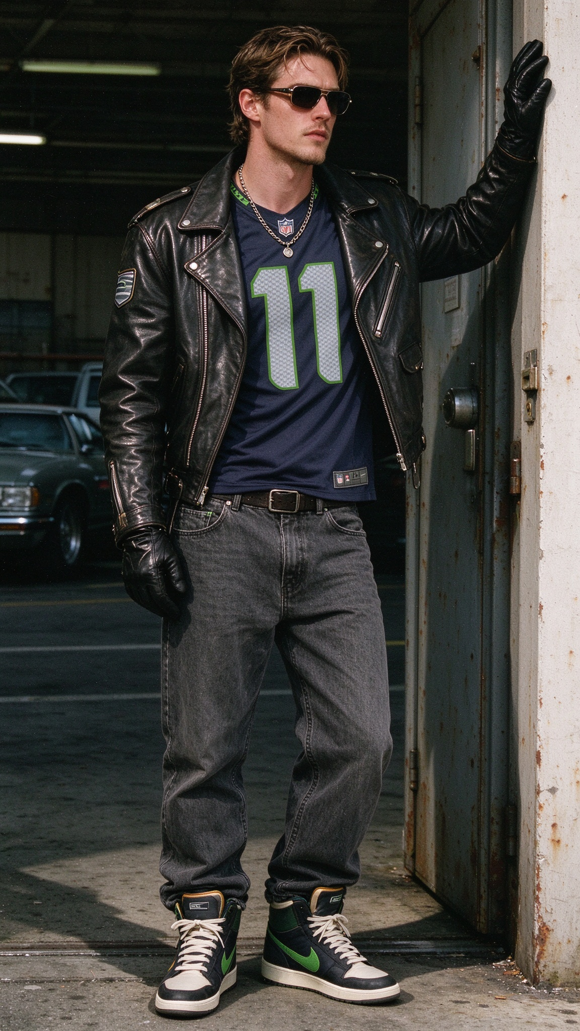 Jaxon Smith-Njigba #11 Seattle Seahawks men jersey street outfit, Elite Fan Jersey