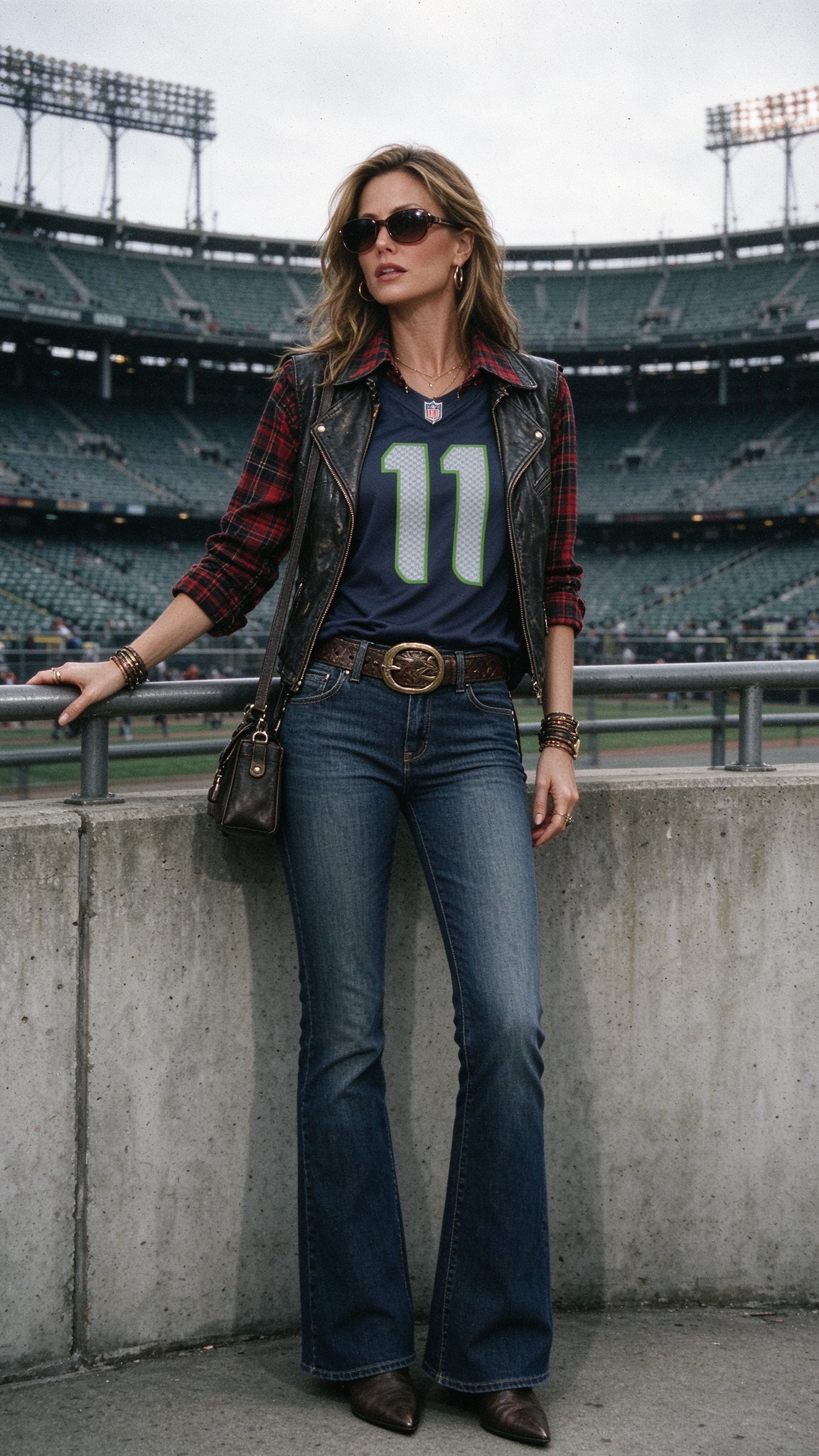Jaxon Smith-Njigba #11 Seattle Seahawks women jersey casual outfit, Elite Fan Jersey