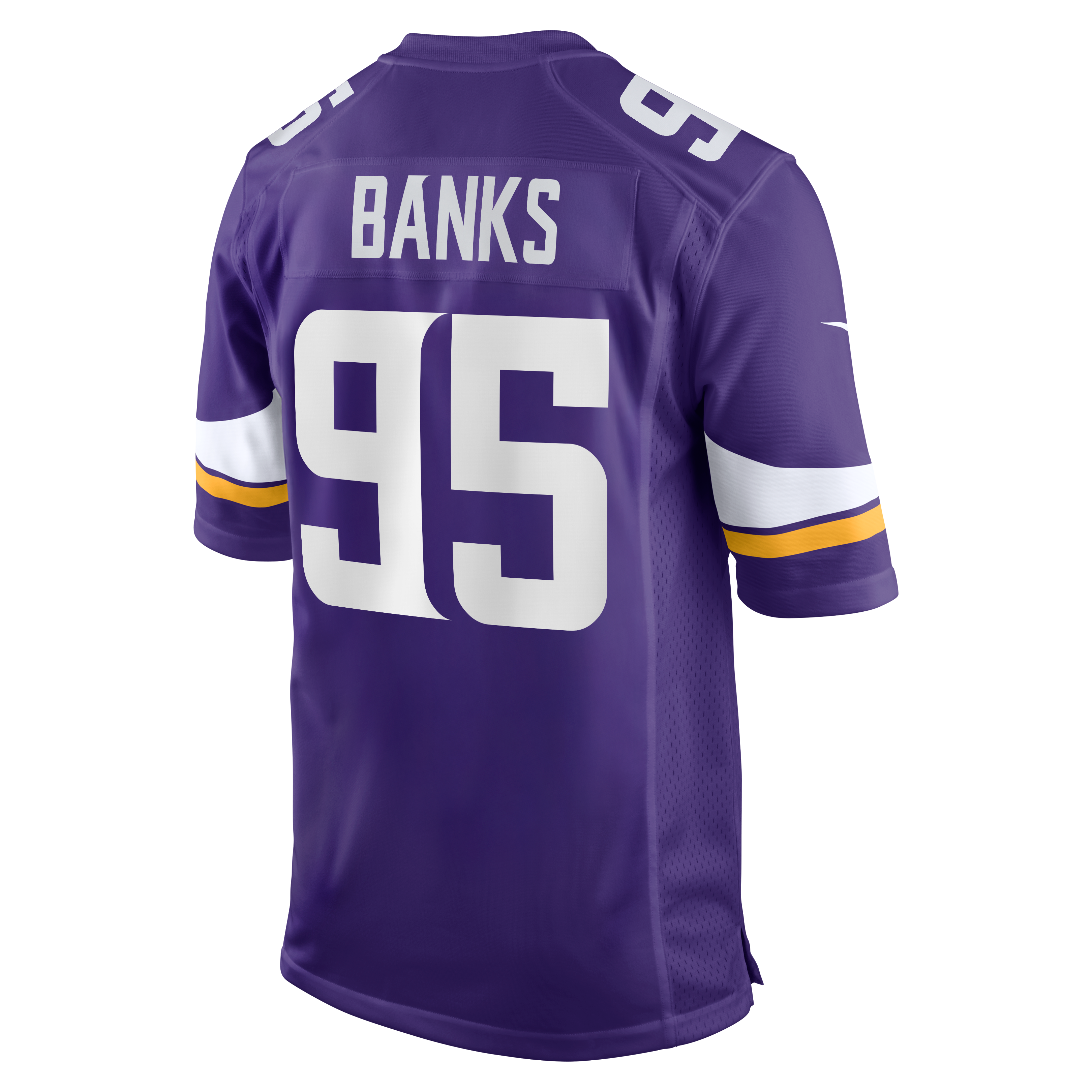 Round Pick No Minnesota Vikings Game Jersey Purple NFL Football Fan Wear