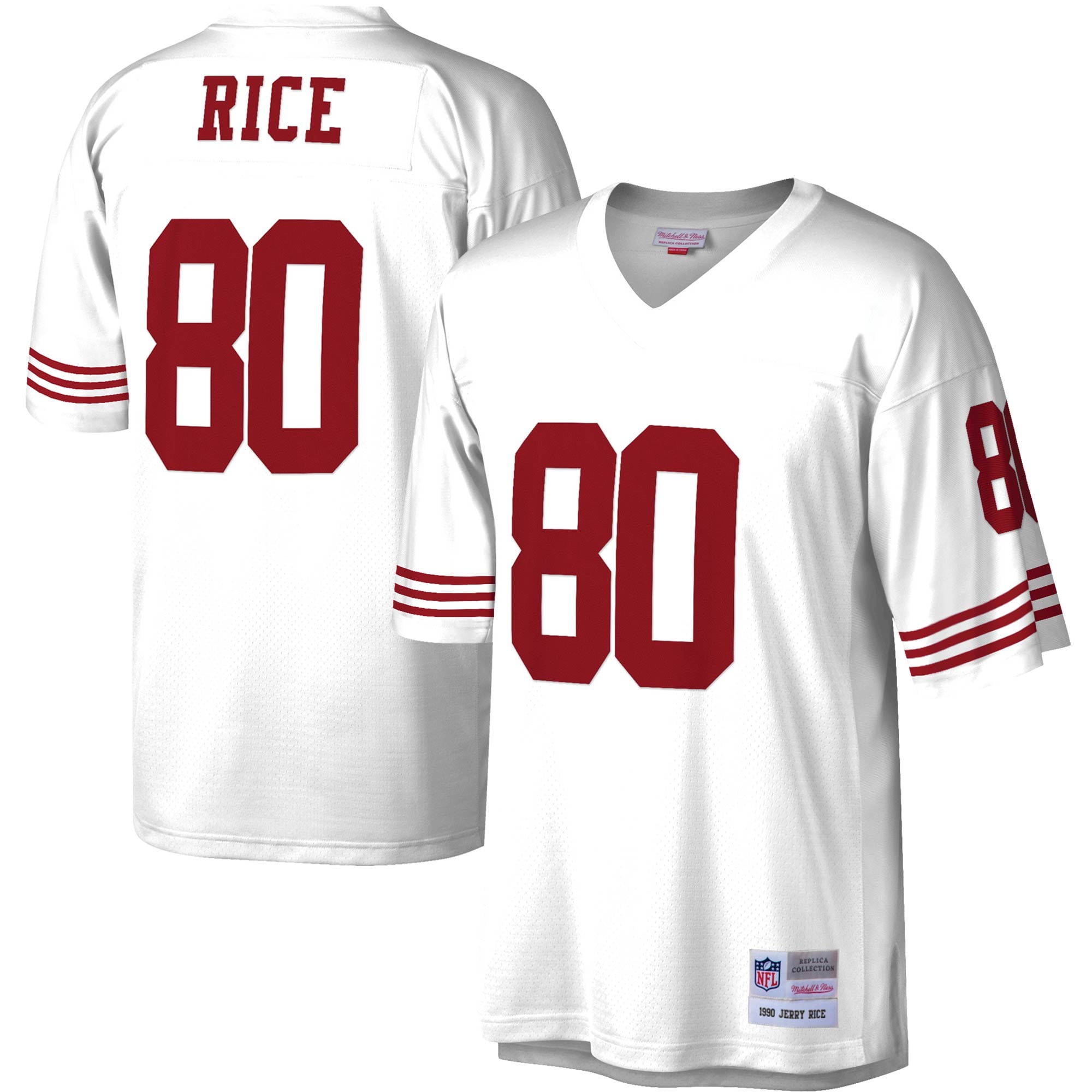 Jerry Rice San Francisco 49ers Replica Jersey White NFL Football Fan Wear Jerry Rice