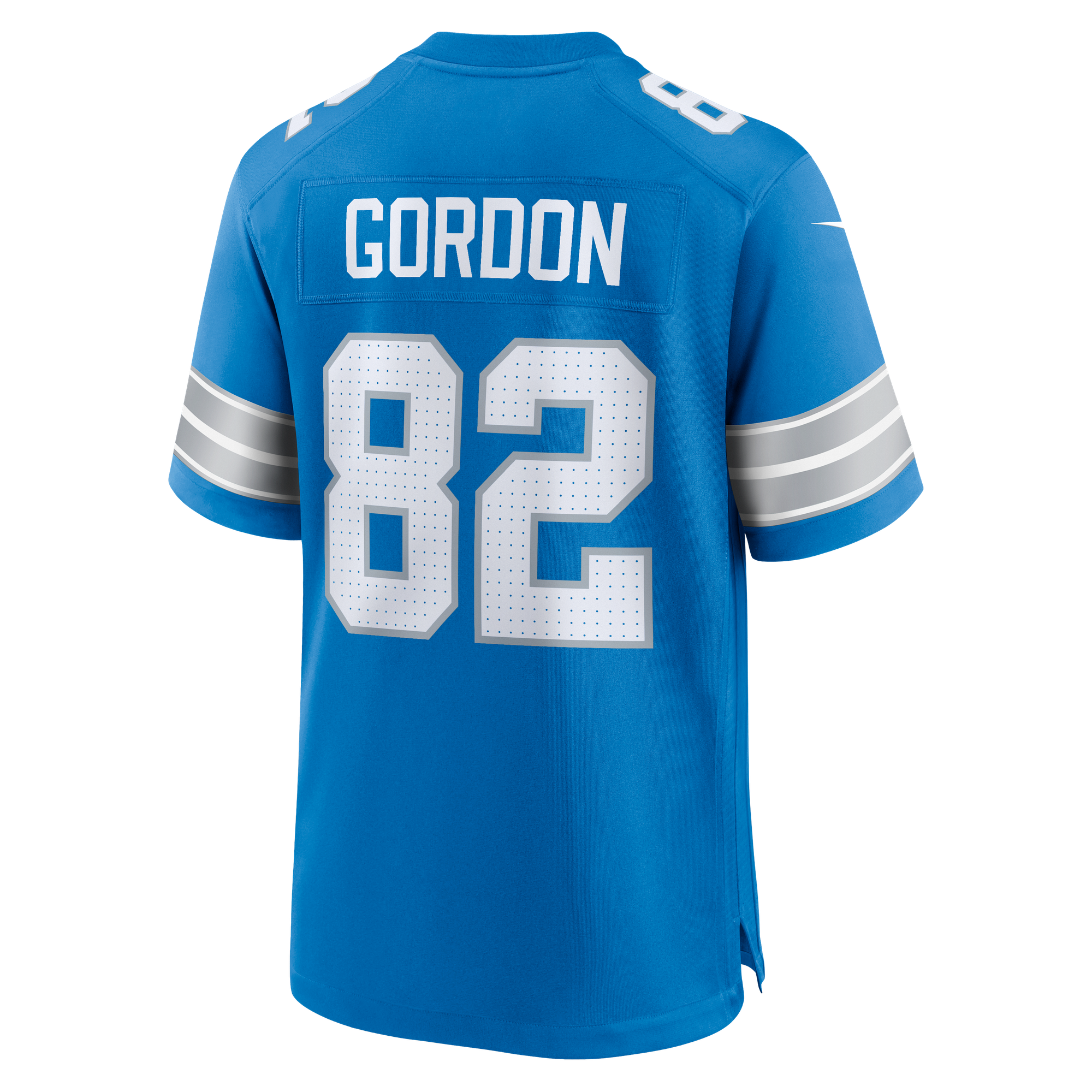 Thomas Gordon Detroit Lions Game Jersey Blue NFL Football Fan Wear