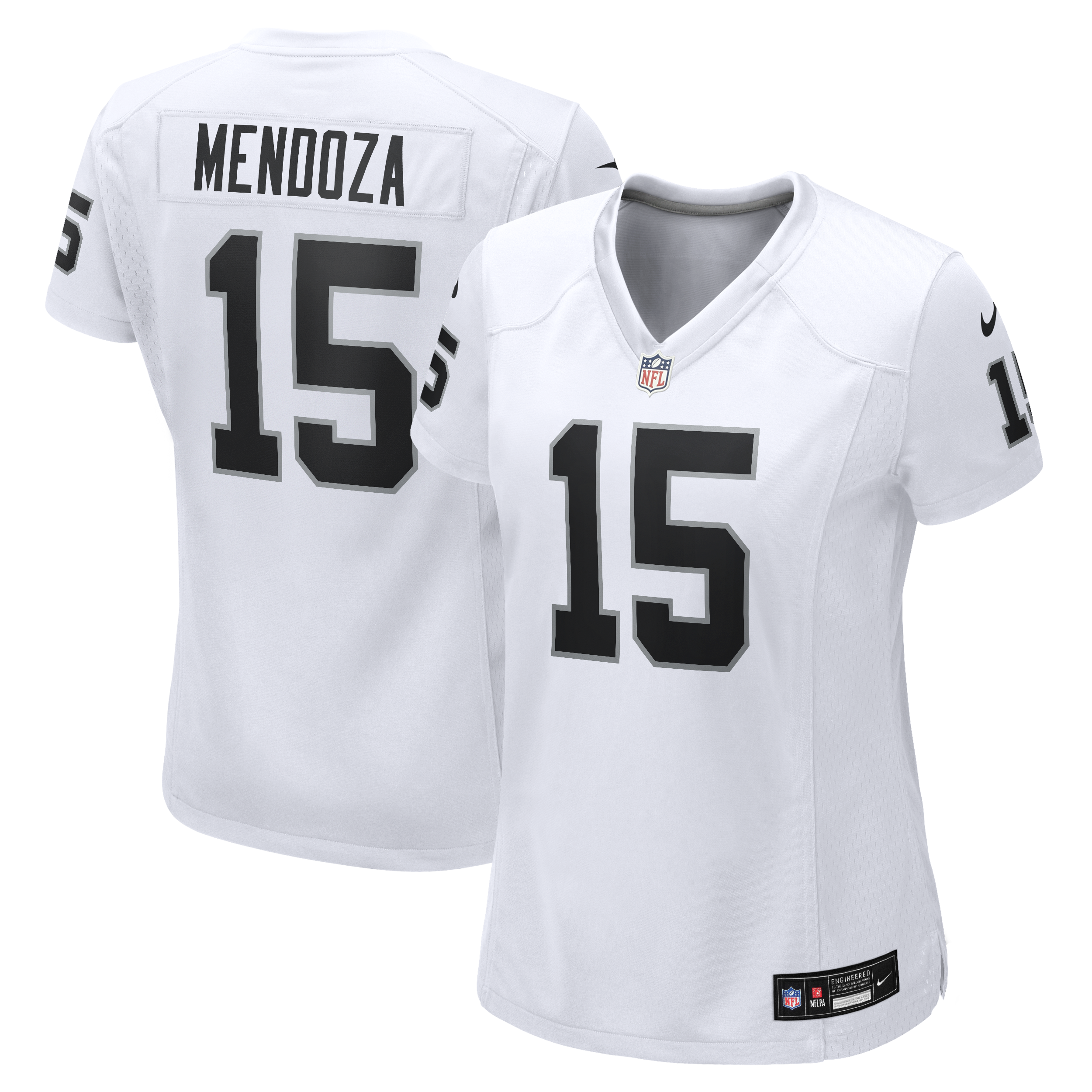 Fernando Mendoza Las Vegas Raiders Player Jersey White NFL Football Fan Wear
