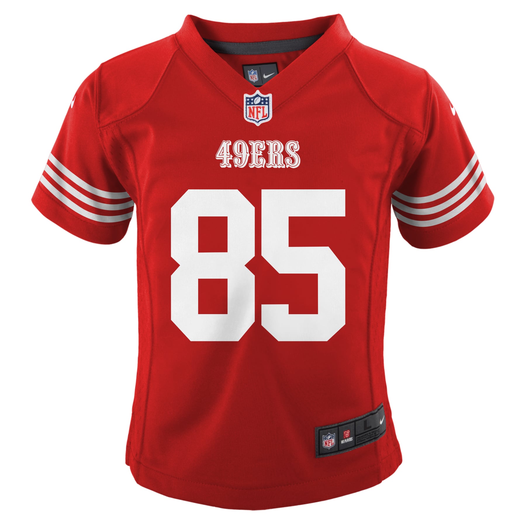 George Kittle San Francisco 49ers Game Jersey Scarlet NFL Football Fan Wear