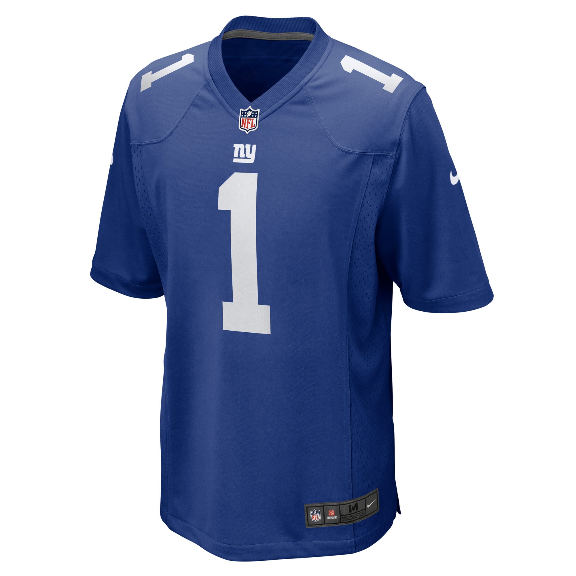 New York Giants Game Jersey No.1 Royal NFL Football Fan Wear