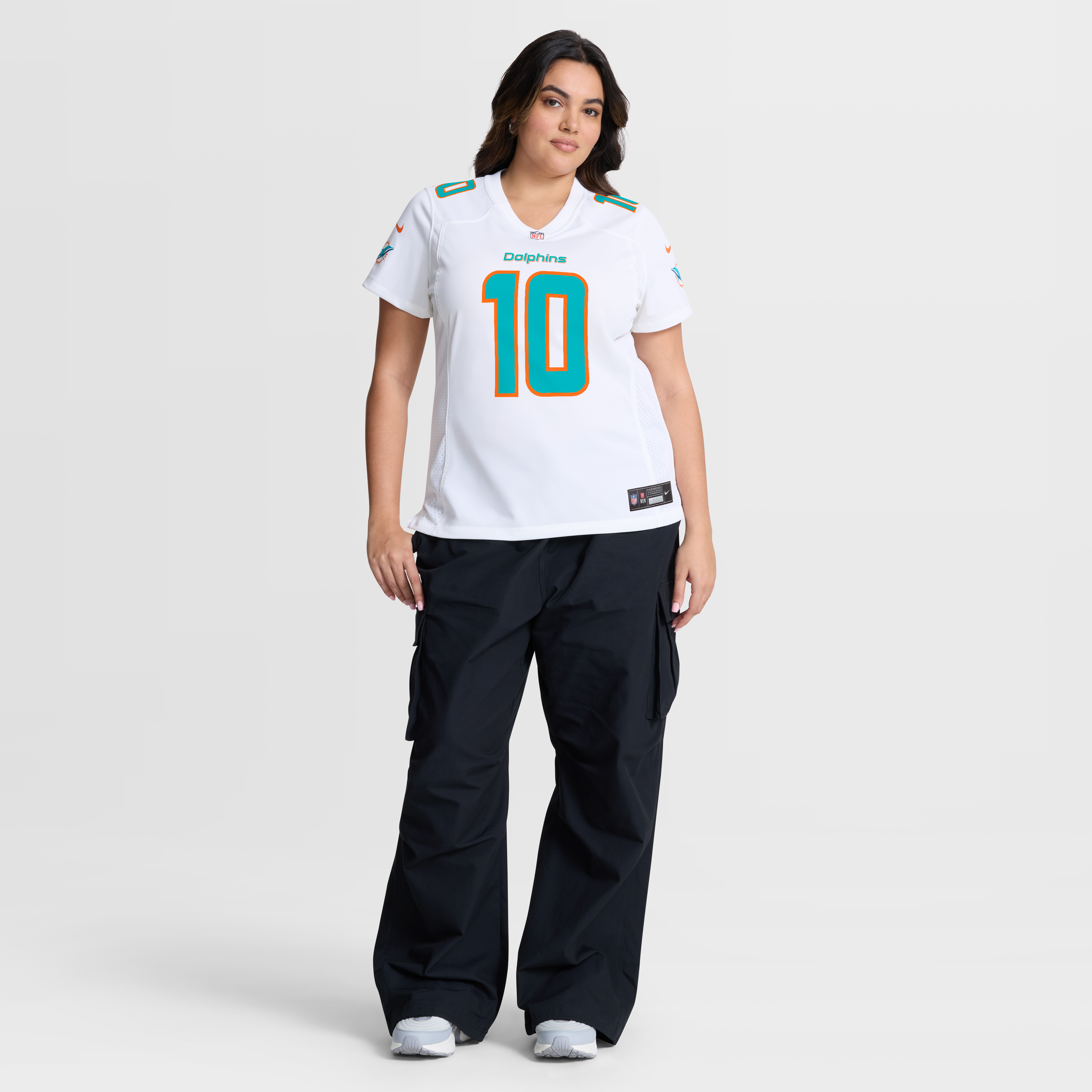 Jacob Rodriguez Miami Dolphins Game Jersey White NFL Football Fan Wear
