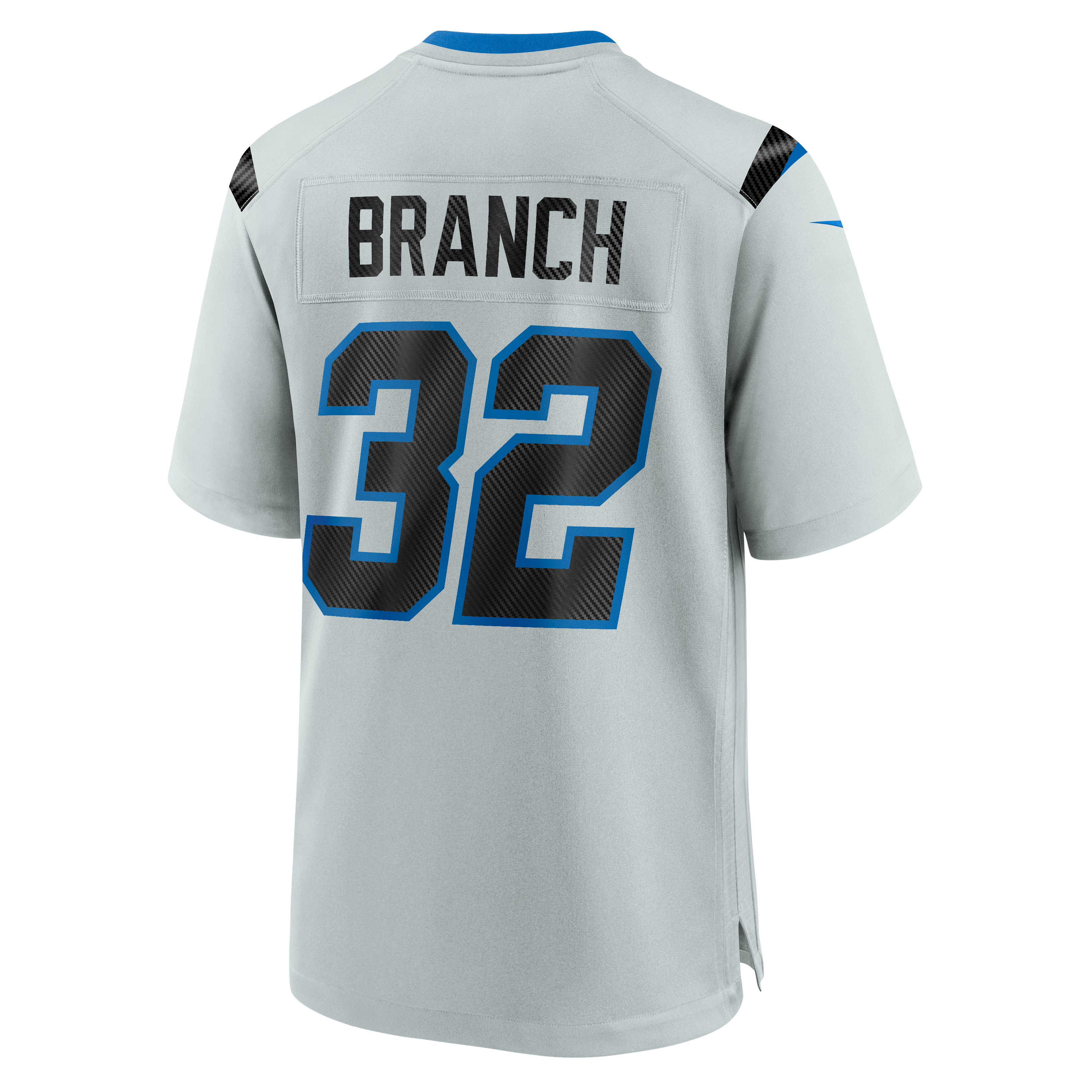 Brian Branch Detroit Lions Game Jersey Silver NFL Football Fan Wear Brian Branch