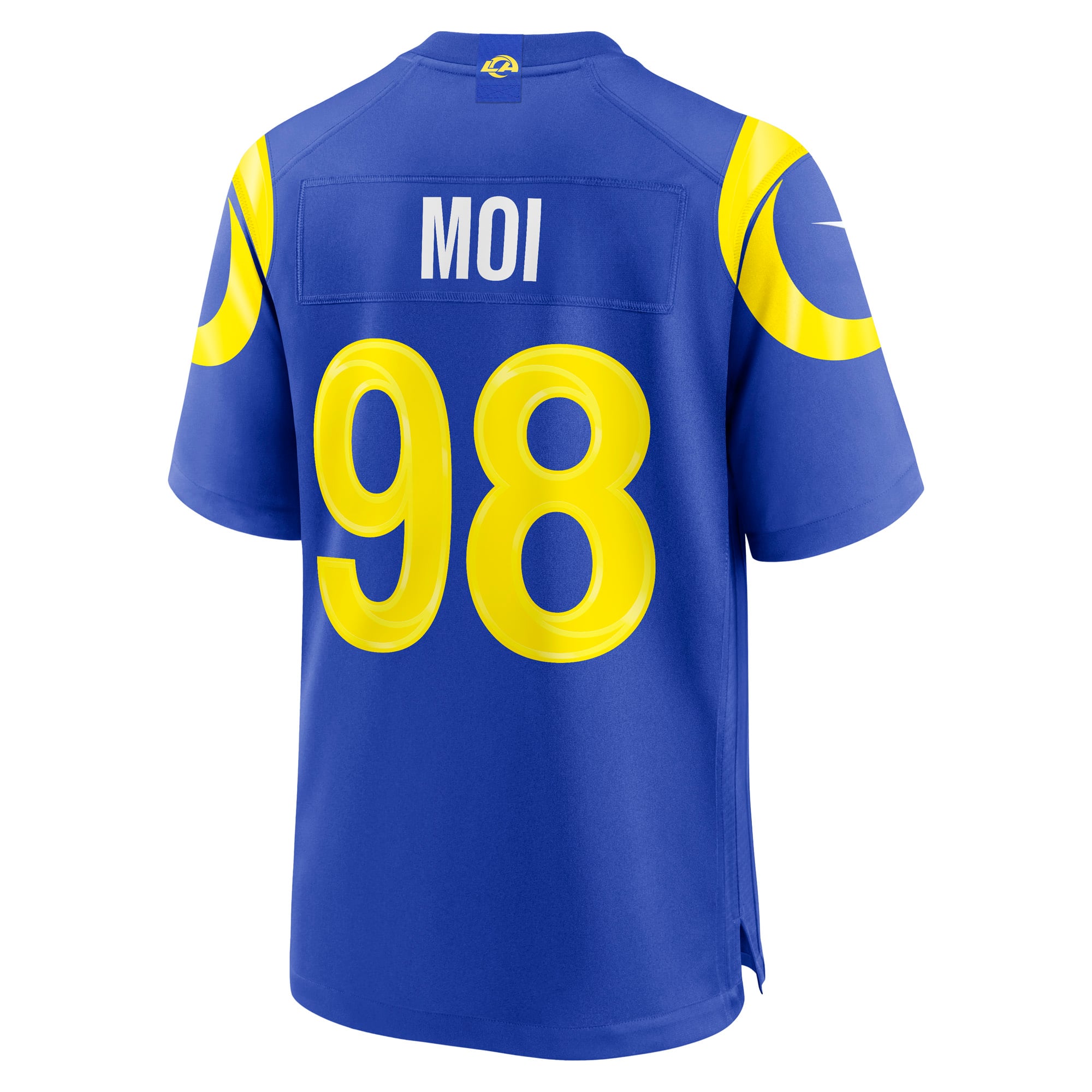 Jaxson Moi Los Angeles Rams Game Jersey Royal NFL Football Fan Wear