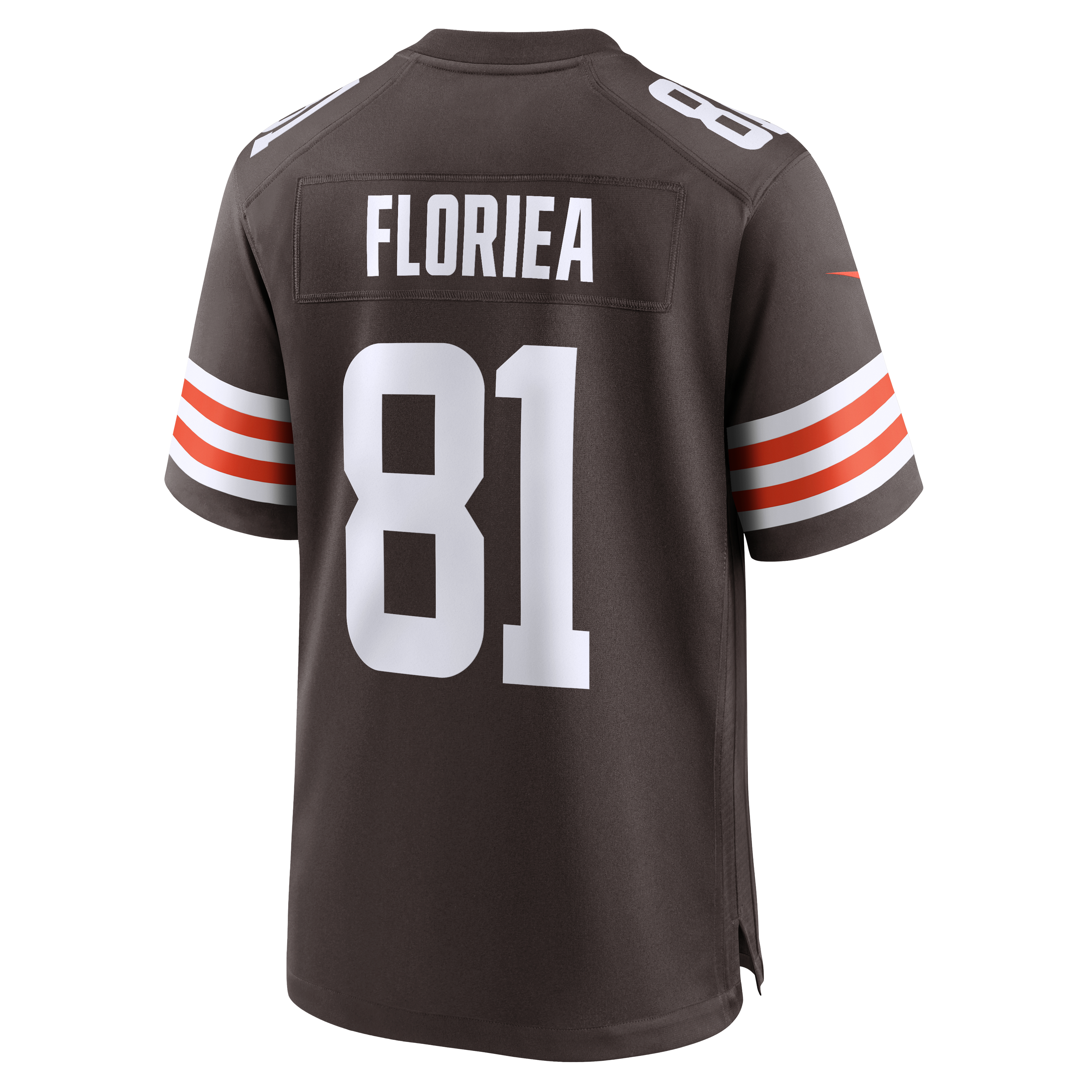 Luke Floriea Cleveland Browns Game Jersey Brown NFL Football Fan Wear