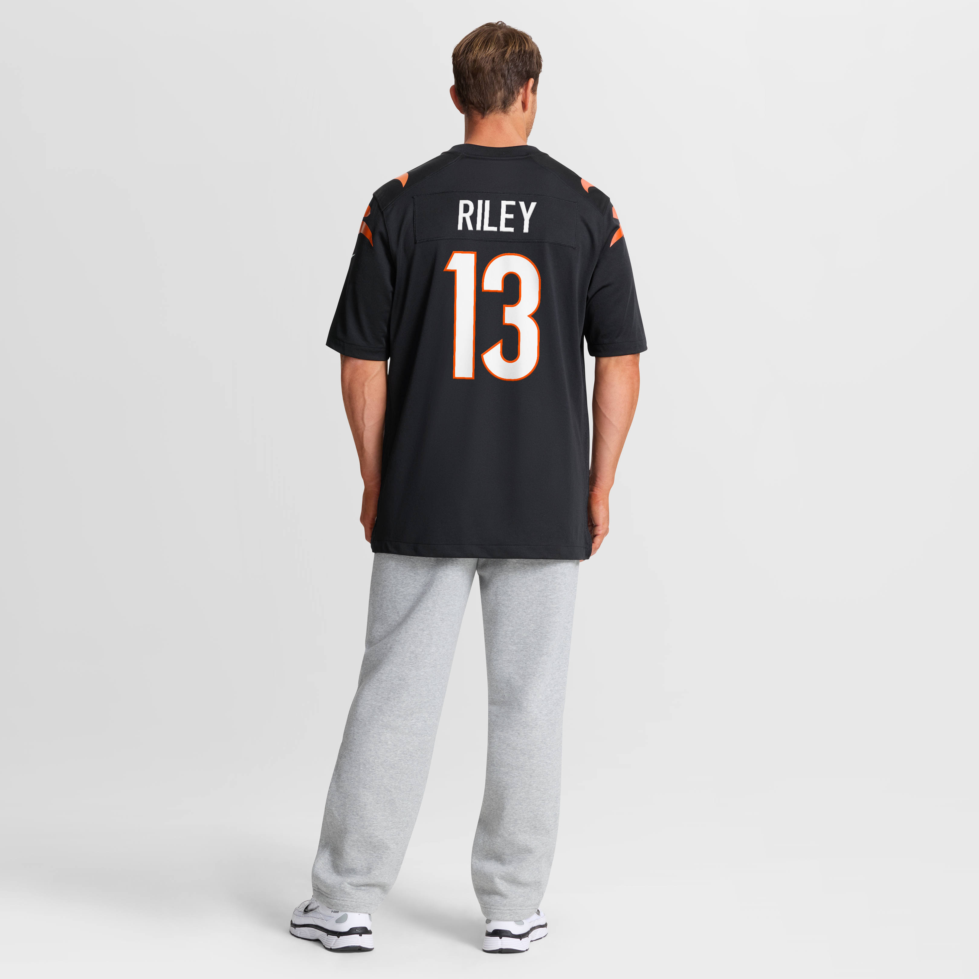 Retired Ken Riley Cincinnati Bengals Player Jersey Black NFL Football Fan Wear