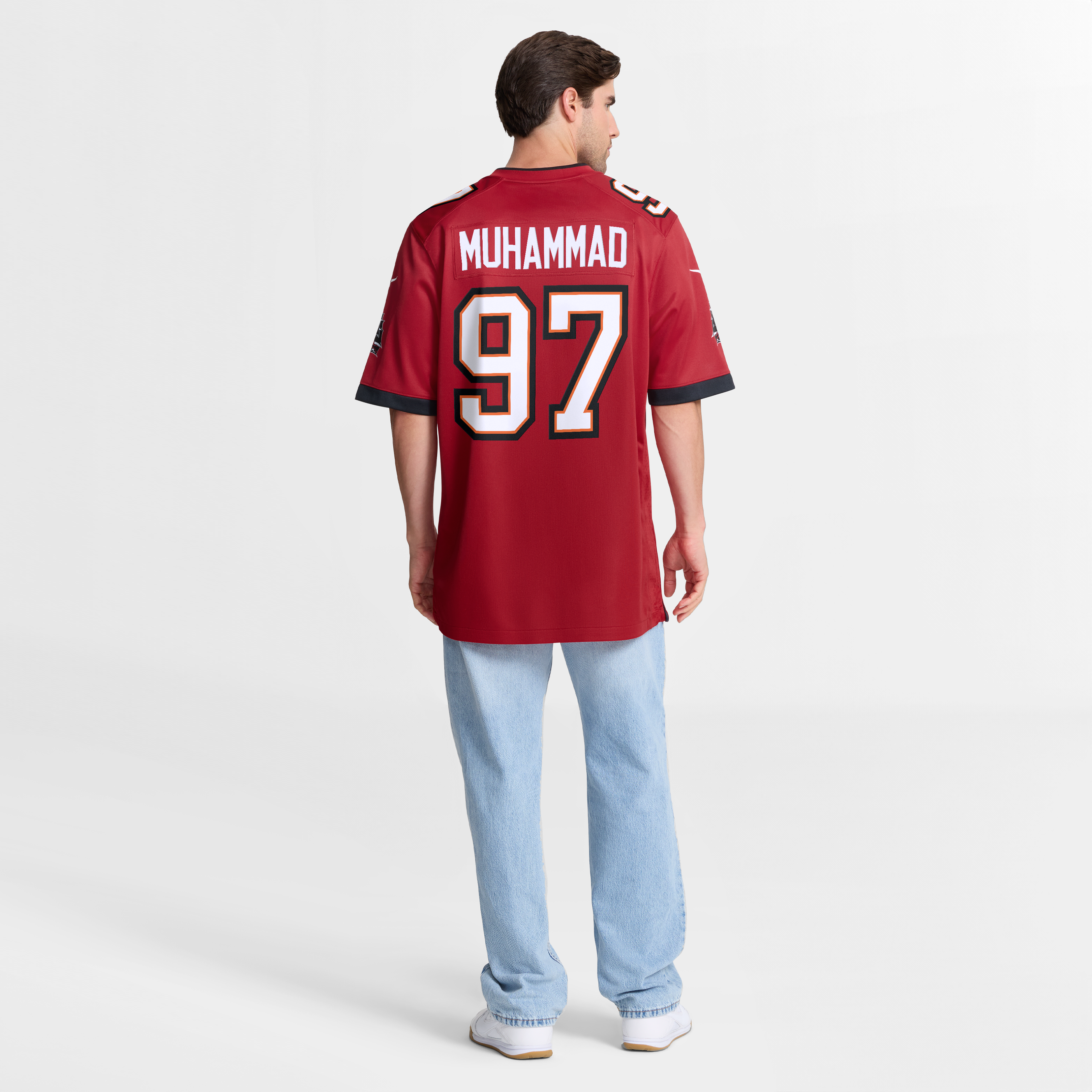 Al-Quadin Muhammad Tampa Bay Buccaneers Game Jersey Red NFL Football Fan Wear