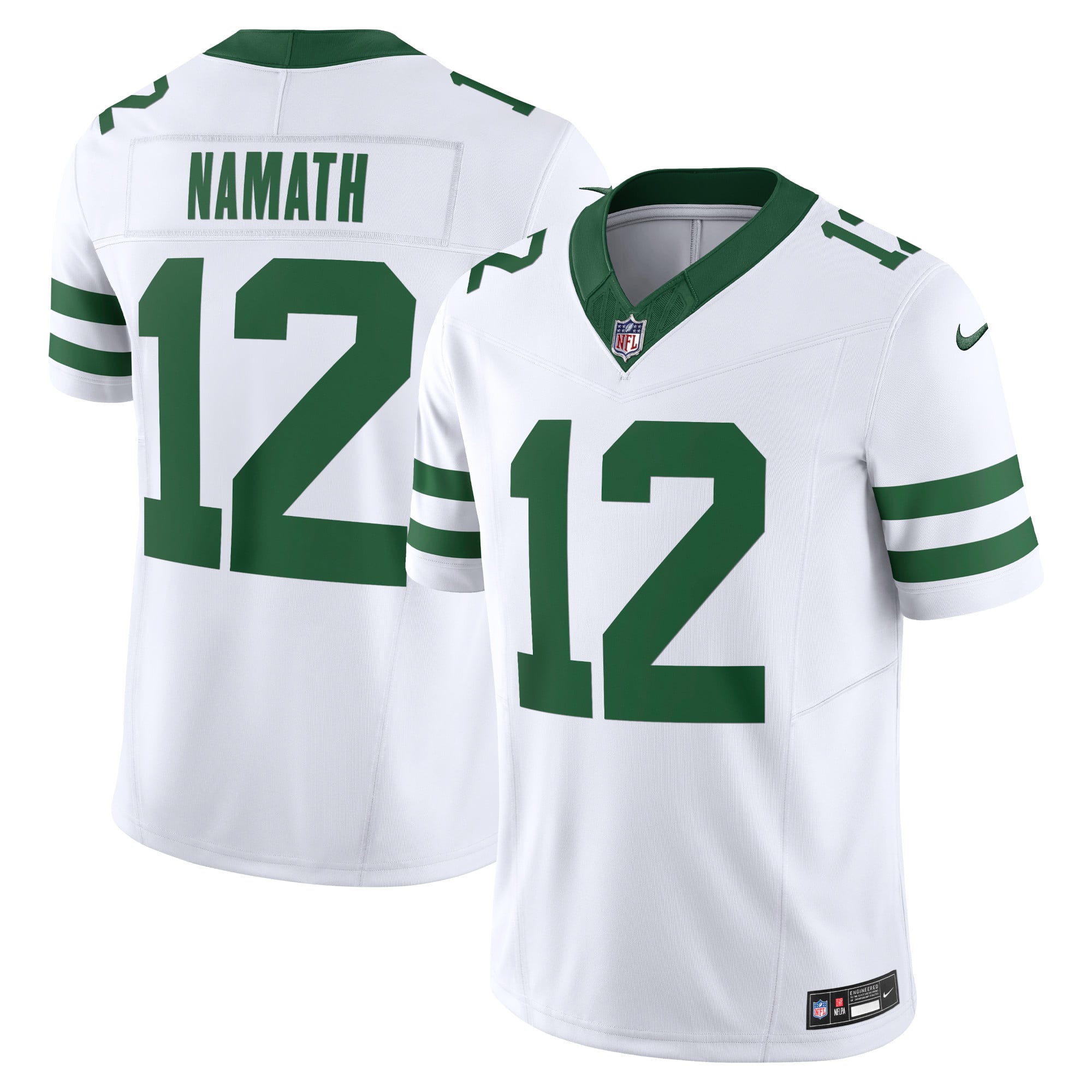 Joe Namath New York Jets Limited Jersey White NFL Football Fan Wear Joe Namath