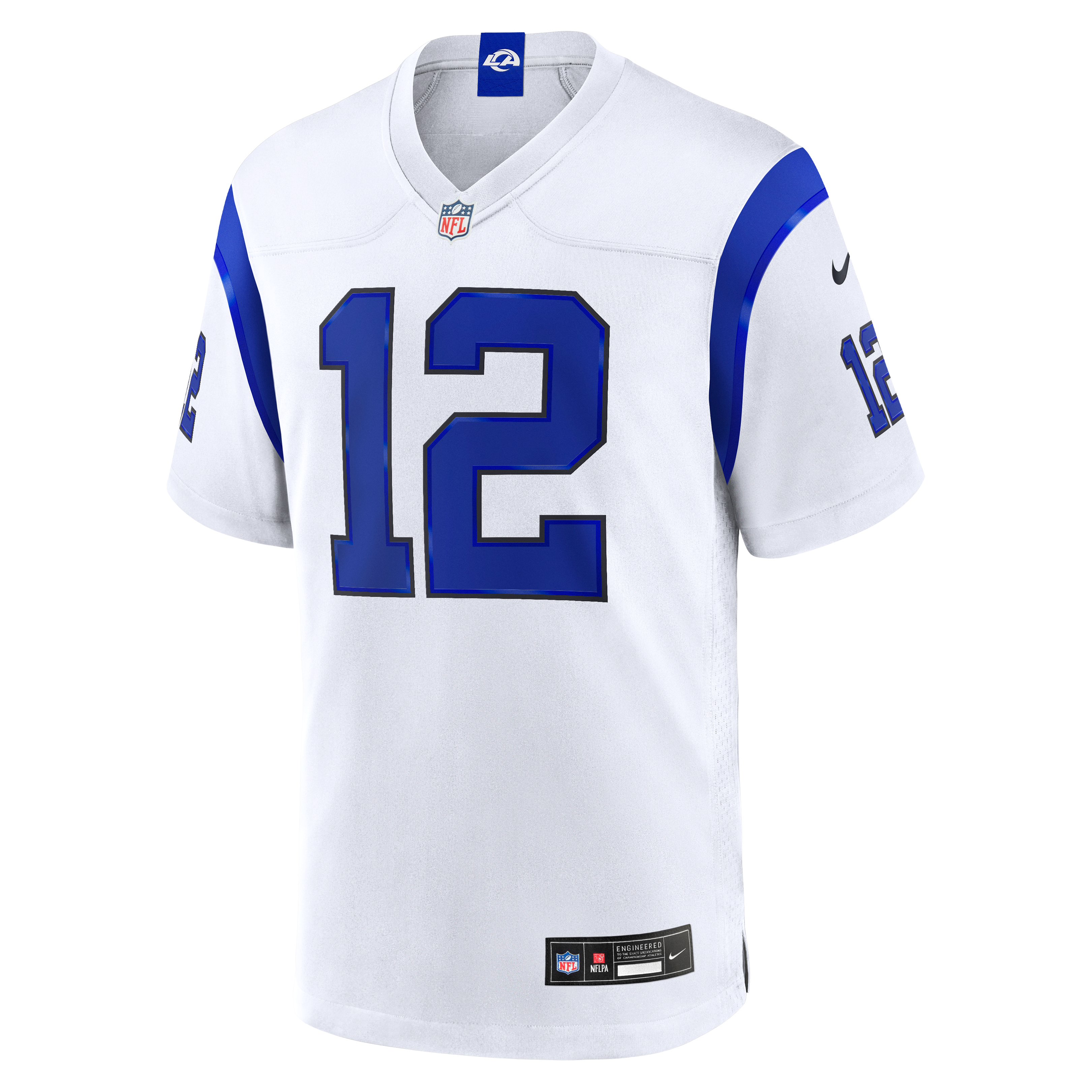 Puka Nacua Fearsome Los Angeles Rams Game Jersey White NFL Football Fan Wear