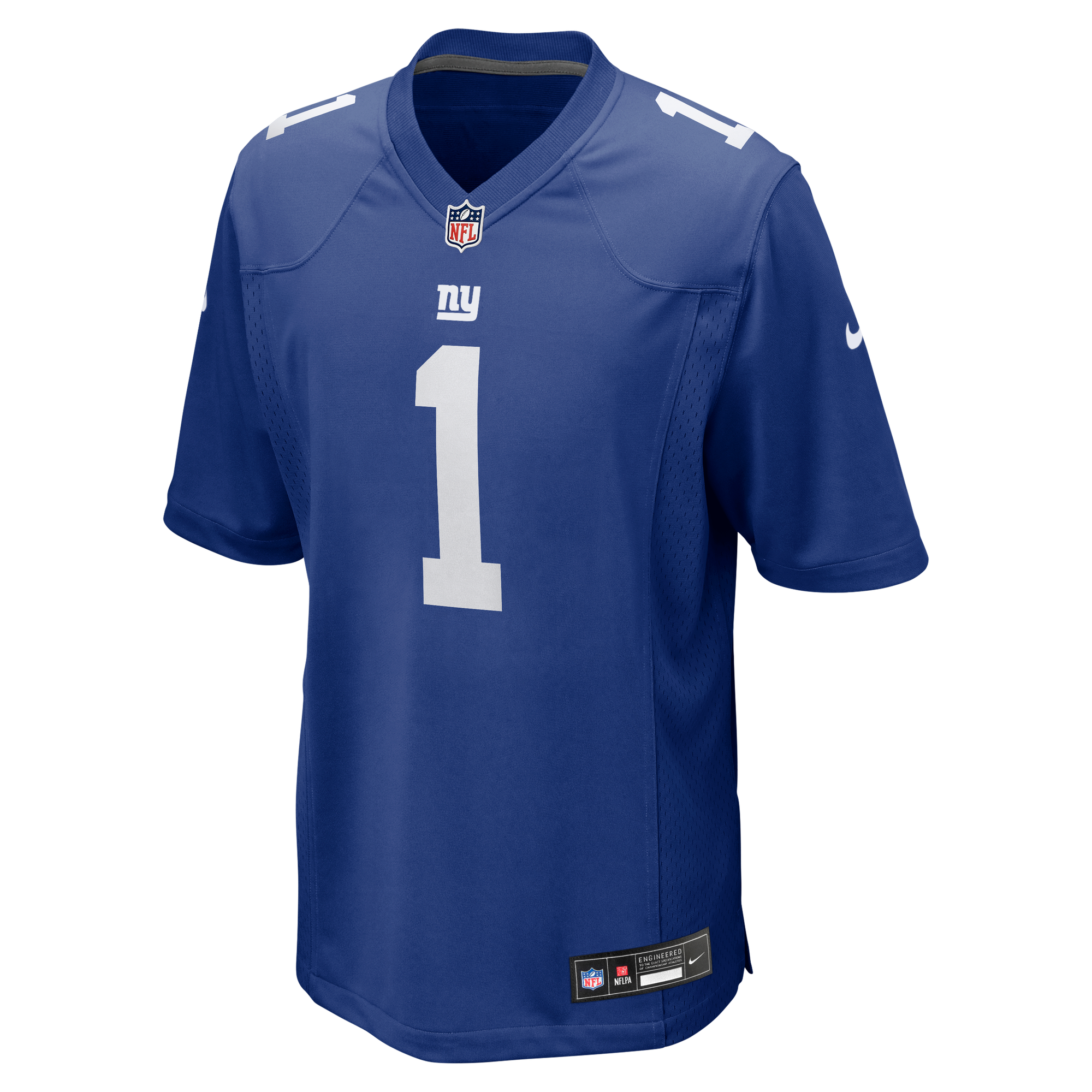 Malik Nabers New York Giants Player Jersey Royal NFL Football Fan Wear