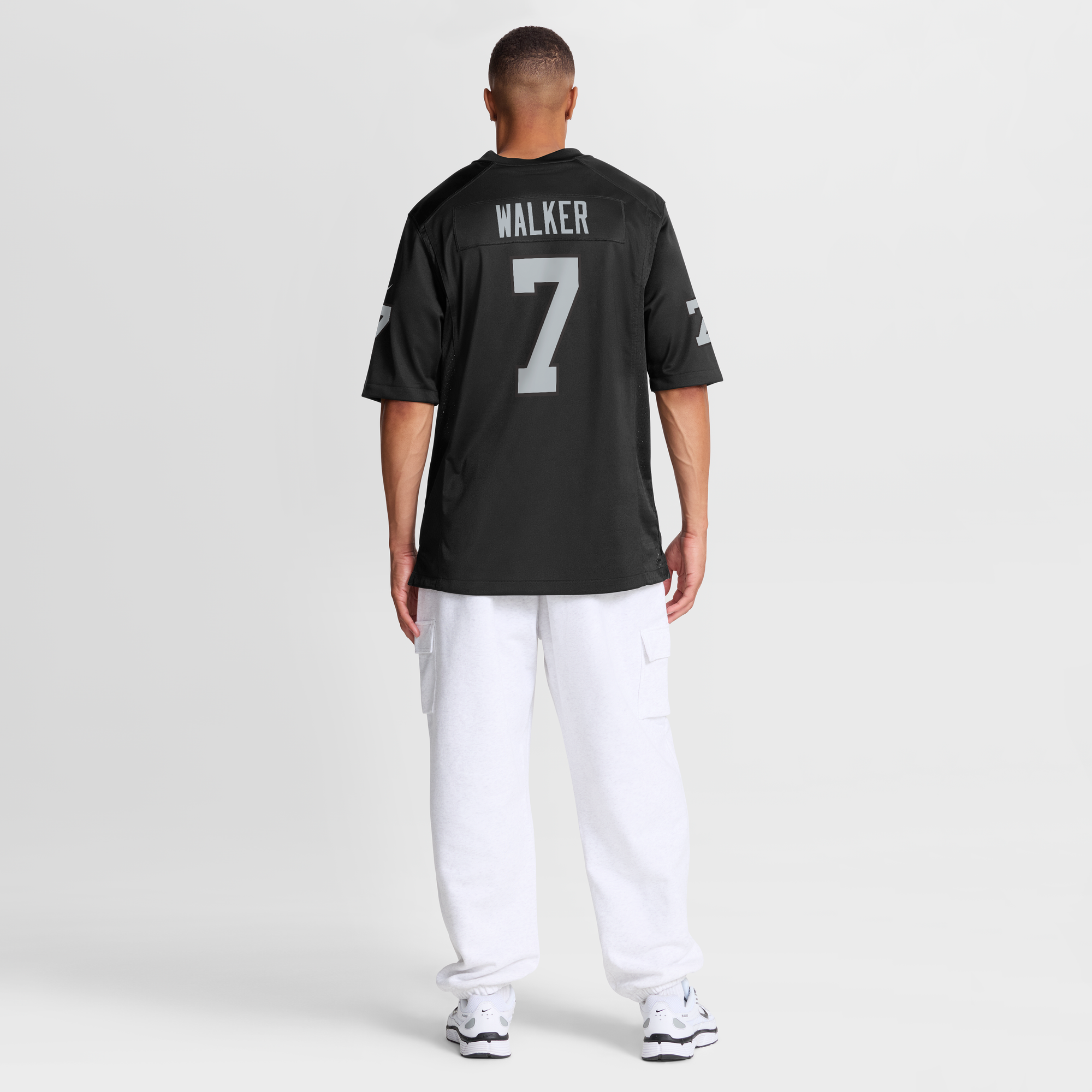 Quay Walker Las Vegas Raiders Game Jersey Black NFL Football Fan Wear