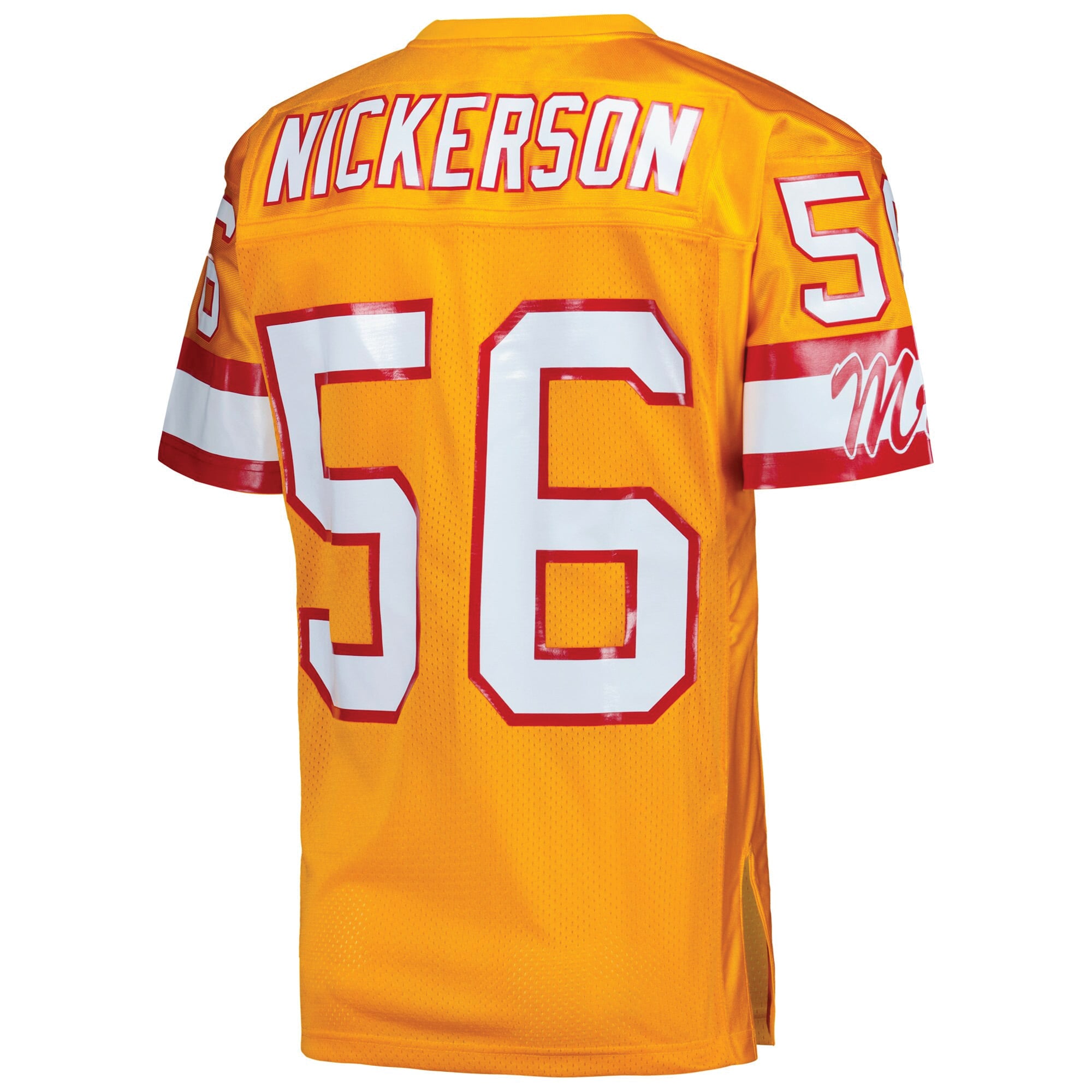 Retired Hardy Nickerson Tampa Bay Buccaneers Player Jersey Orange NFL Football Fan Wear