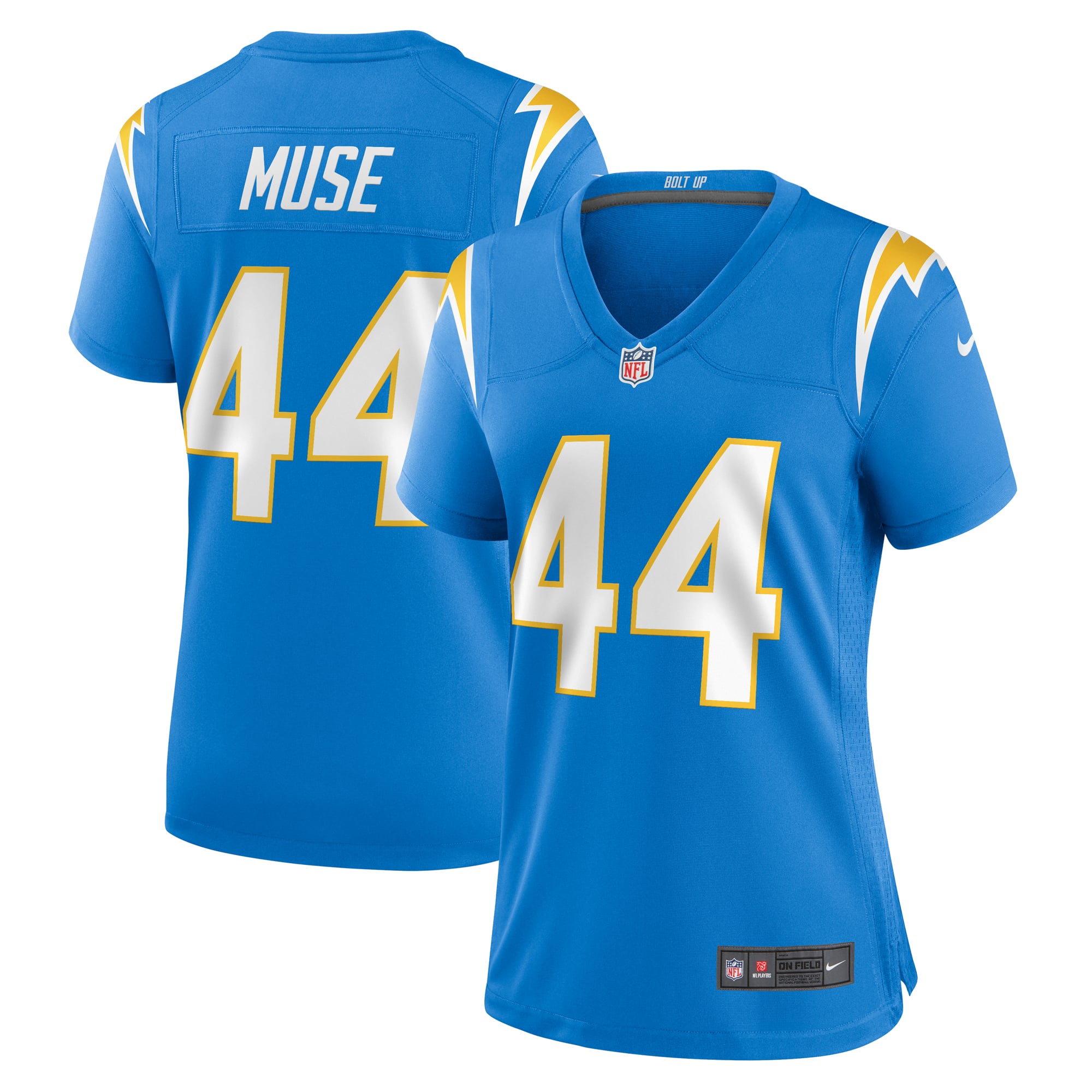 Tanner Muse Los Angeles Chargers Game Jersey NFL Football Fan Wear