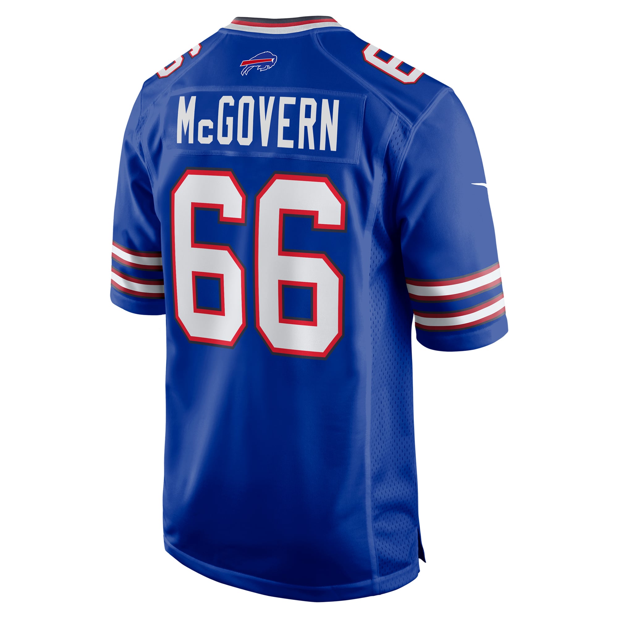 Connor McGovern Buffalo Bills Player Jersey Royal NFL Football Fan Wear