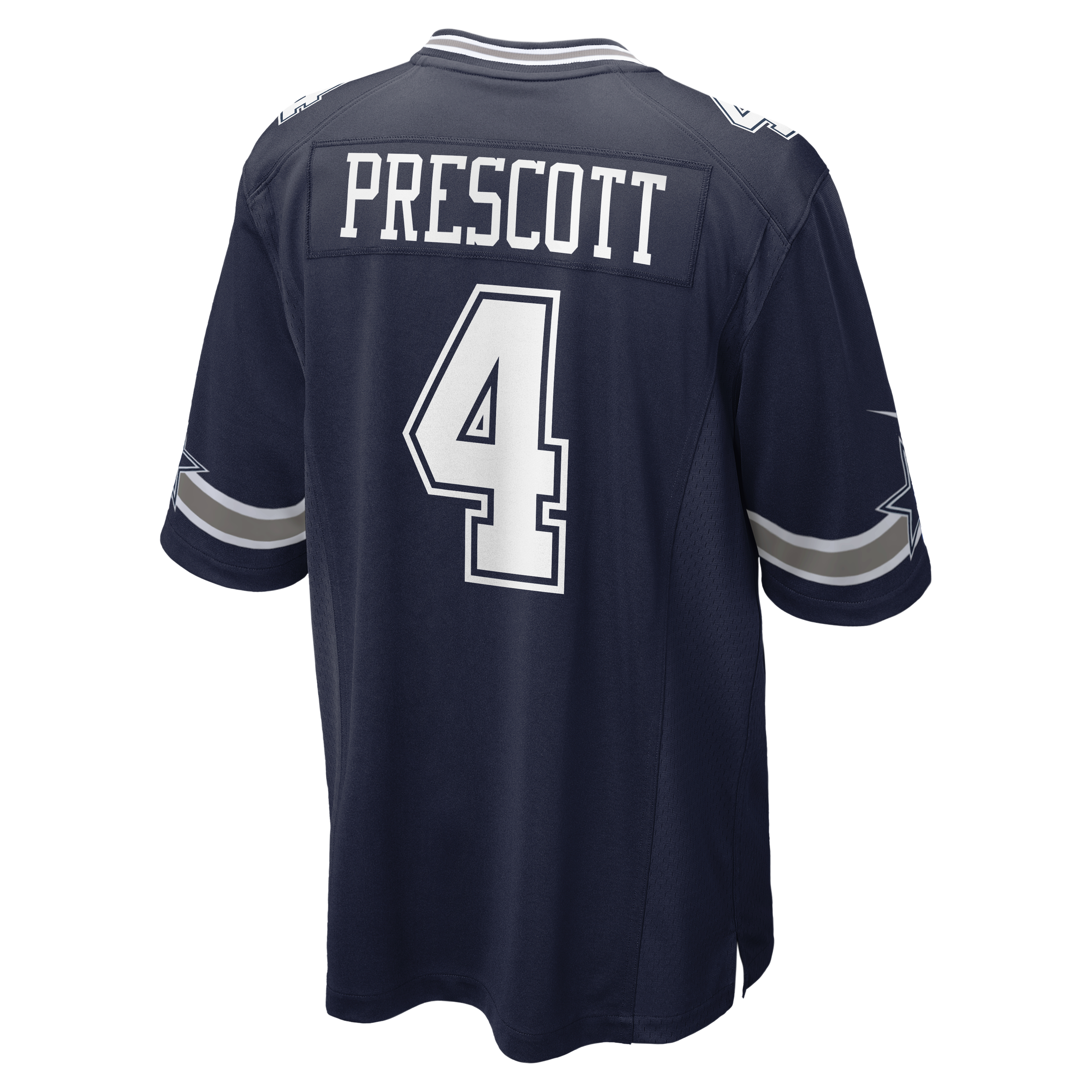 Dak Prescott Dallas Cowboys Game Jersey Navy NFL Football Fan Wear Dak Prescott