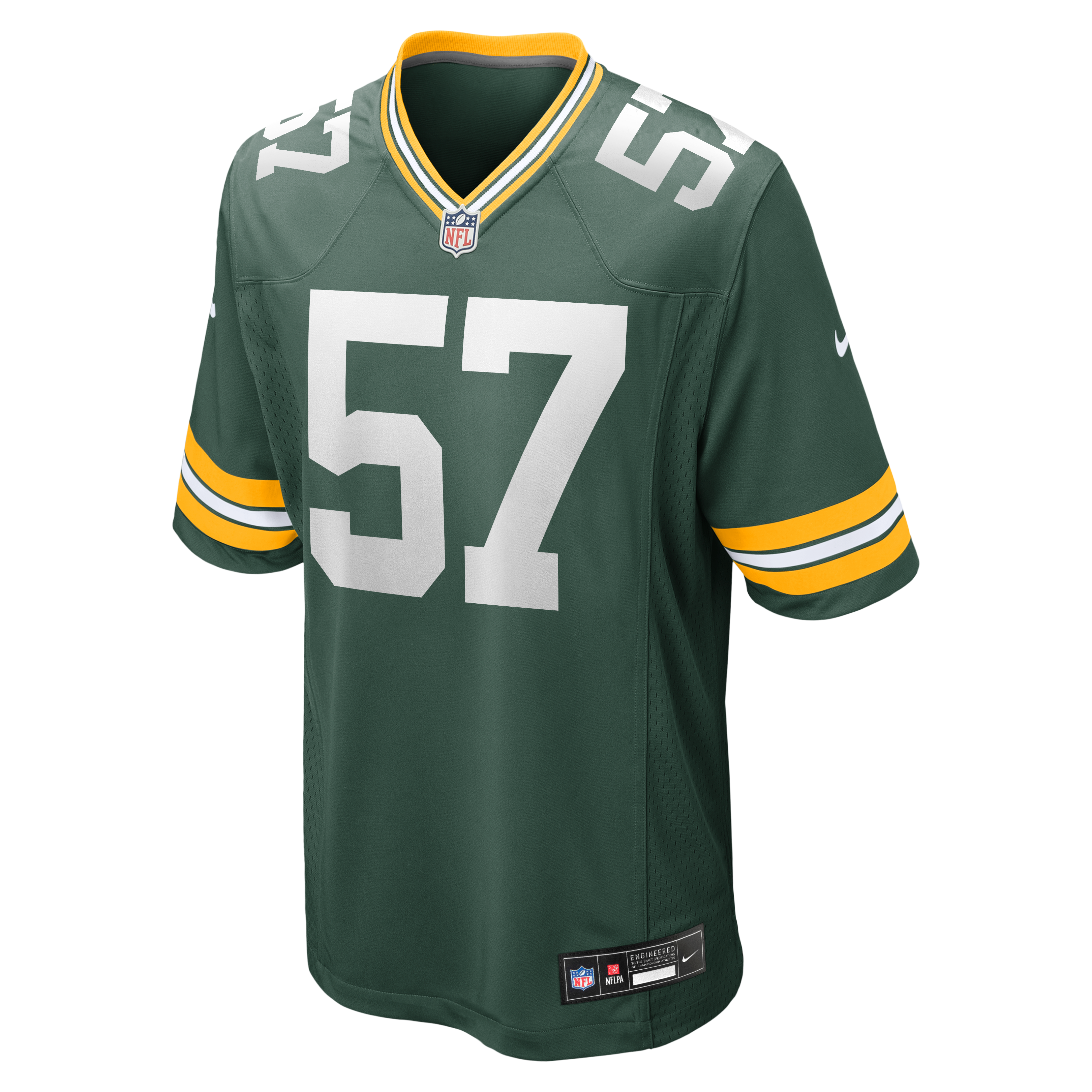 Brenton Cox Jr Green Bay Packers Game Jersey Green NFL Football Fan Wear