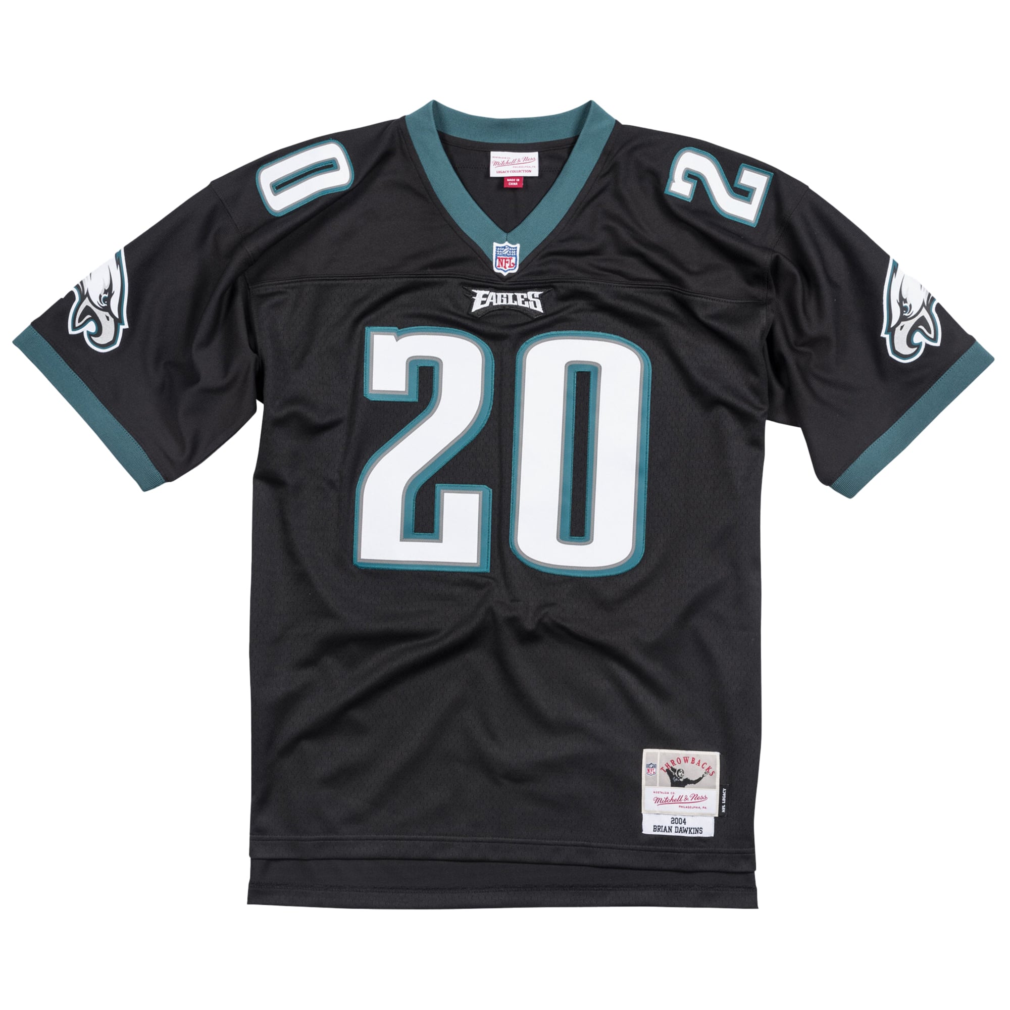 Retired Brian Dawkins Philadelphia Eagles Player Jersey Black NFL Football Fan Wear