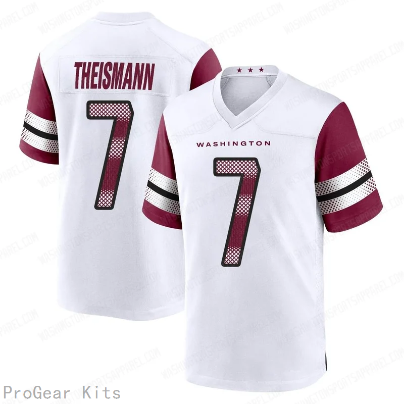 Joe Theismann Washington Commanders Jersey No.7 White NFL Football Fan Wear Joe Theismann