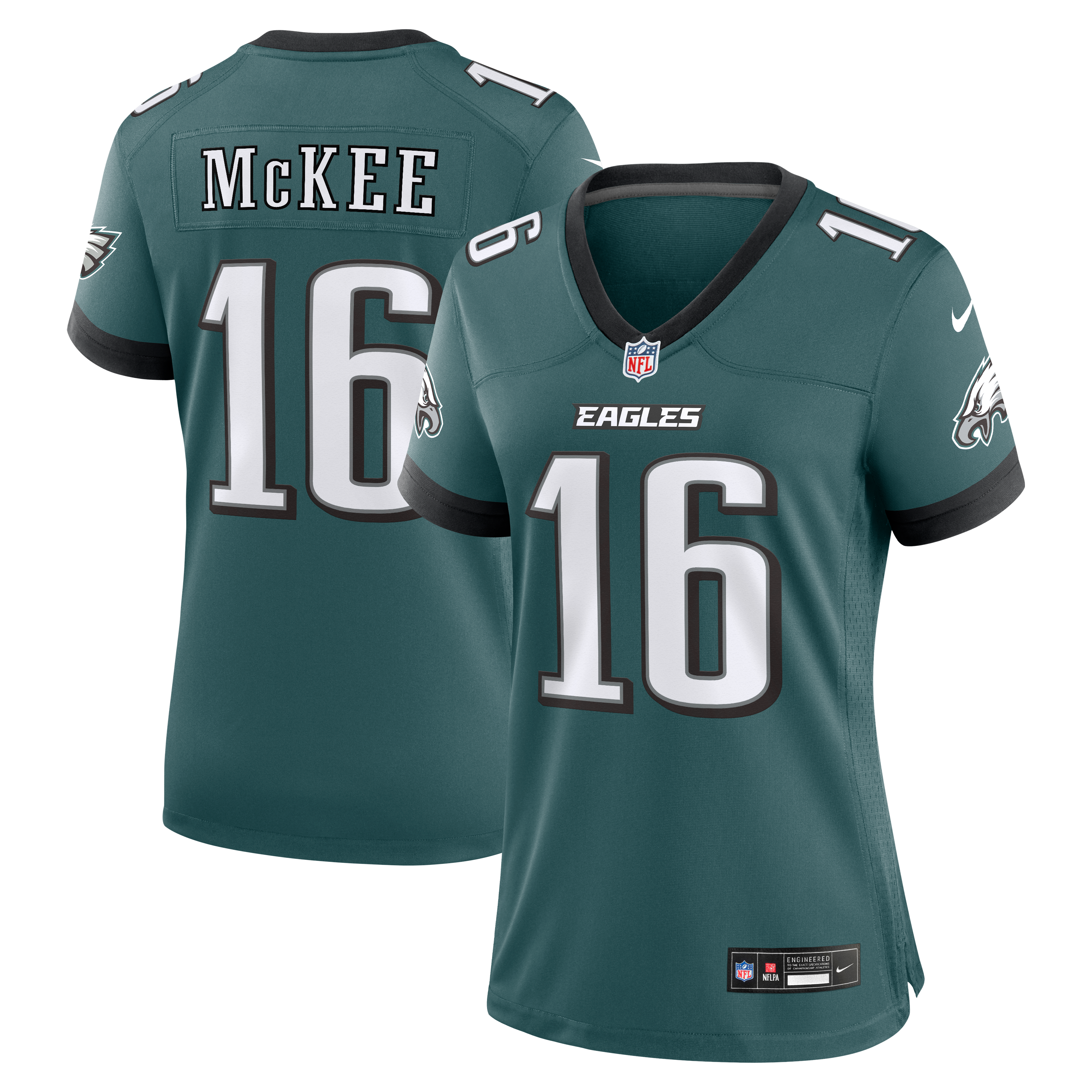 Tanner McKee Philadelphia Eagles Game Jersey Midnight NFL Football Fan Wear