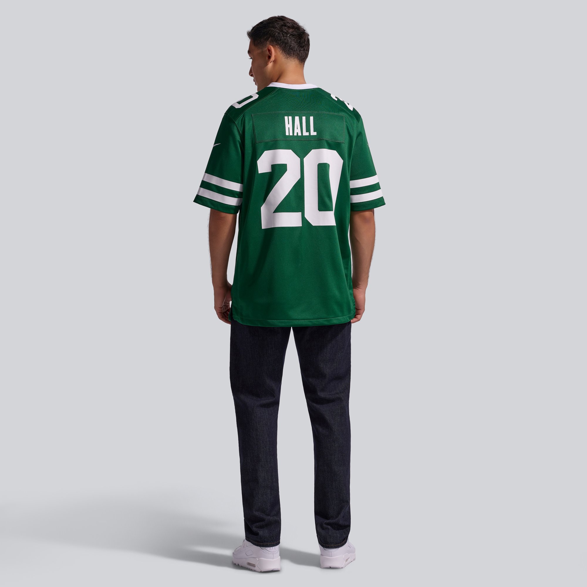 Breece Hall New York Jets Game Jersey Green NFL Football Fan Wear Breece Hall