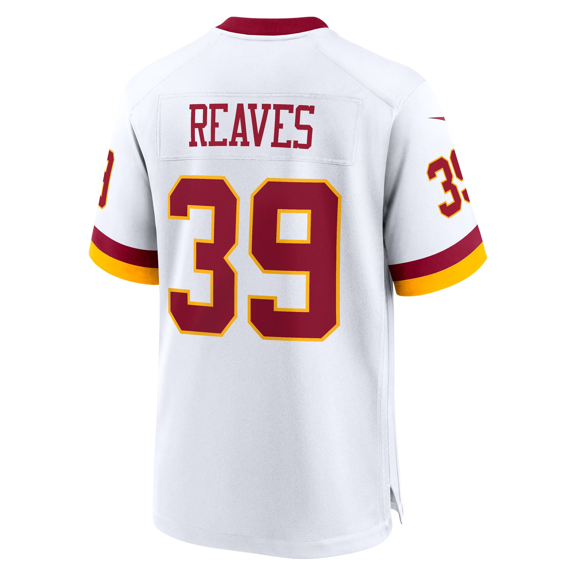 Jeremy Reaves Washington Commanders Game Jersey White NFL Football Fan Wear Jeremy Reaves