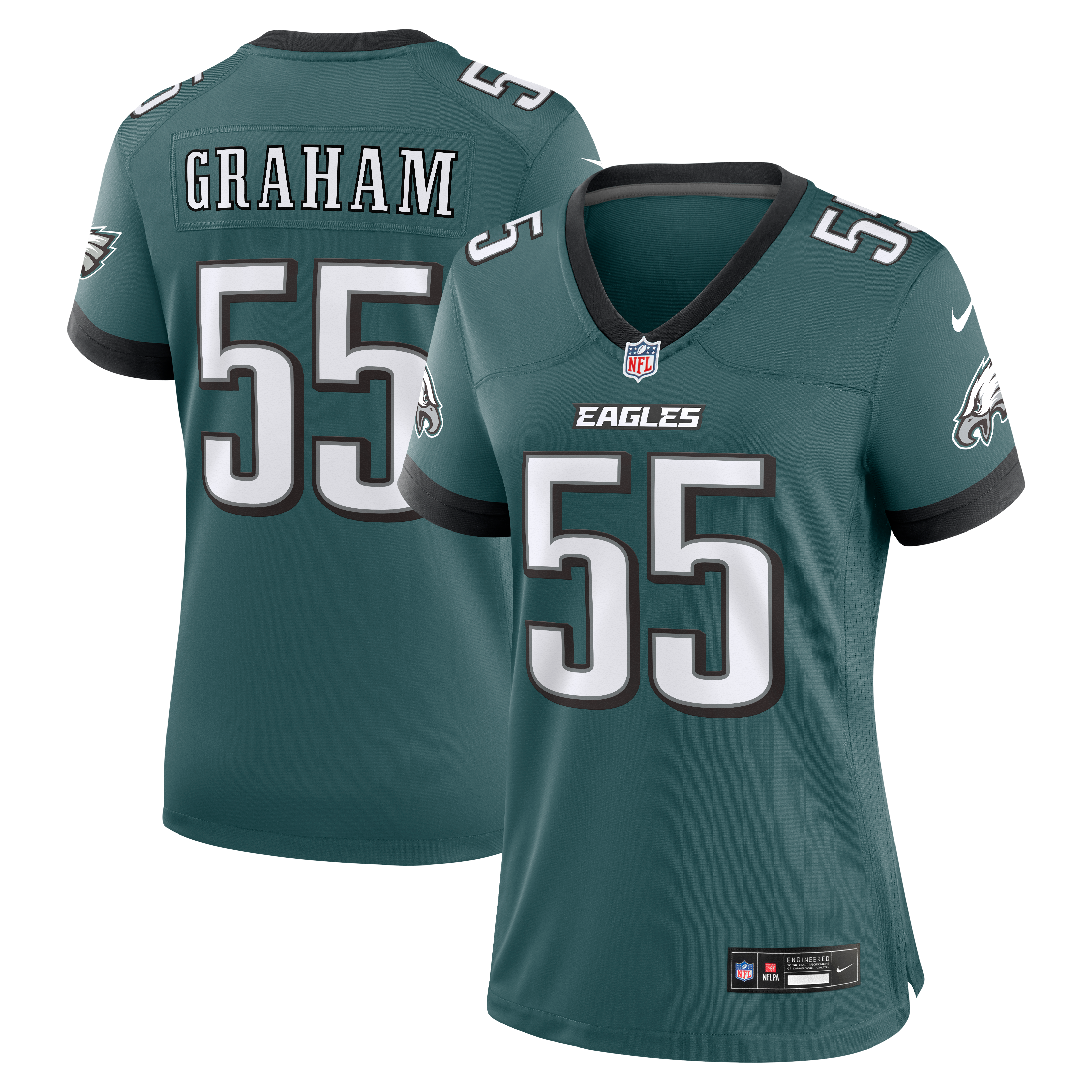 Brandon Graham Philadelphia Eagles Game Jersey Midnight NFL Football Fan Wear