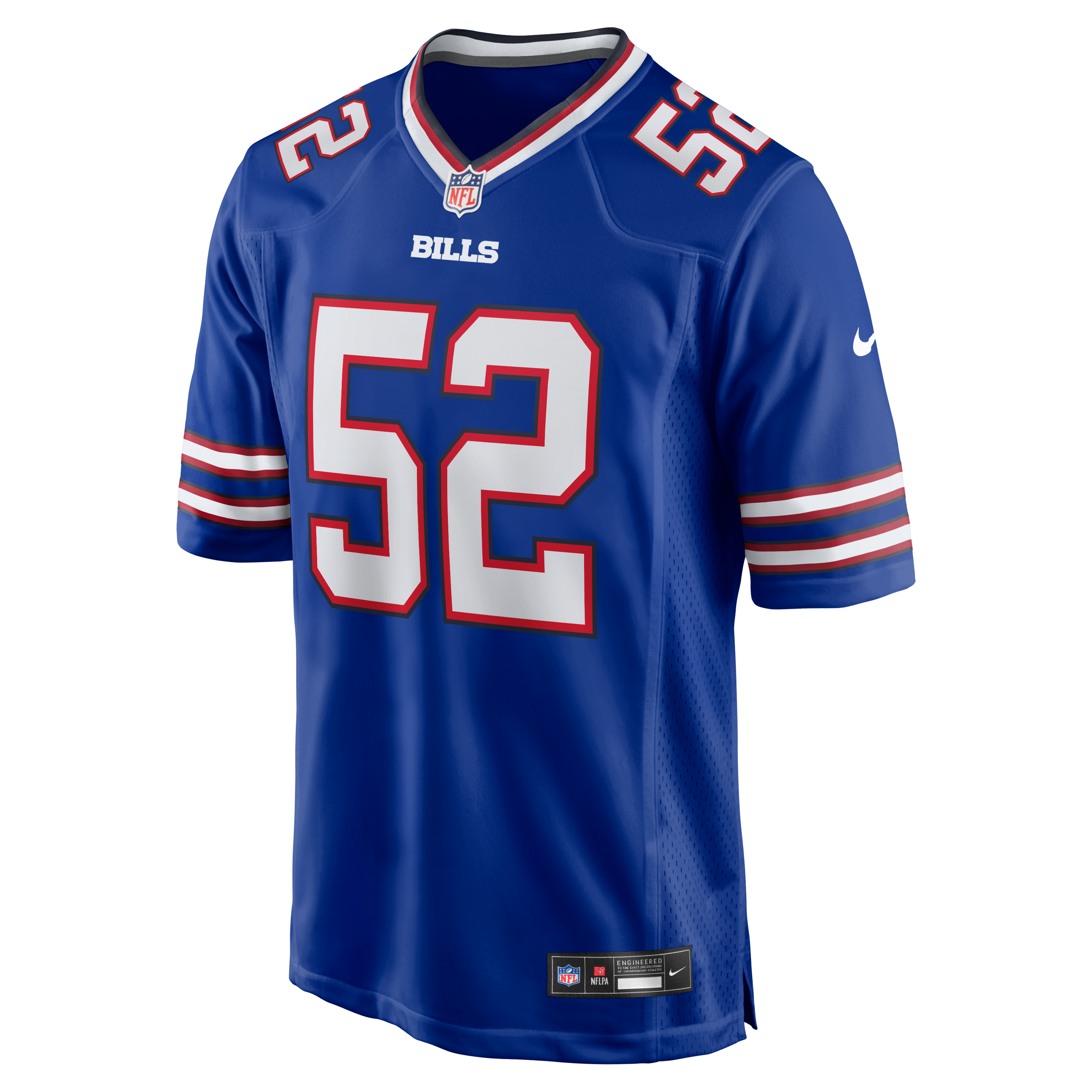 Kaleb Elarms-Orr Buffalo Bills Game Jersey Royal NFL Football Fan Wear Kaleb Elarms-Orr