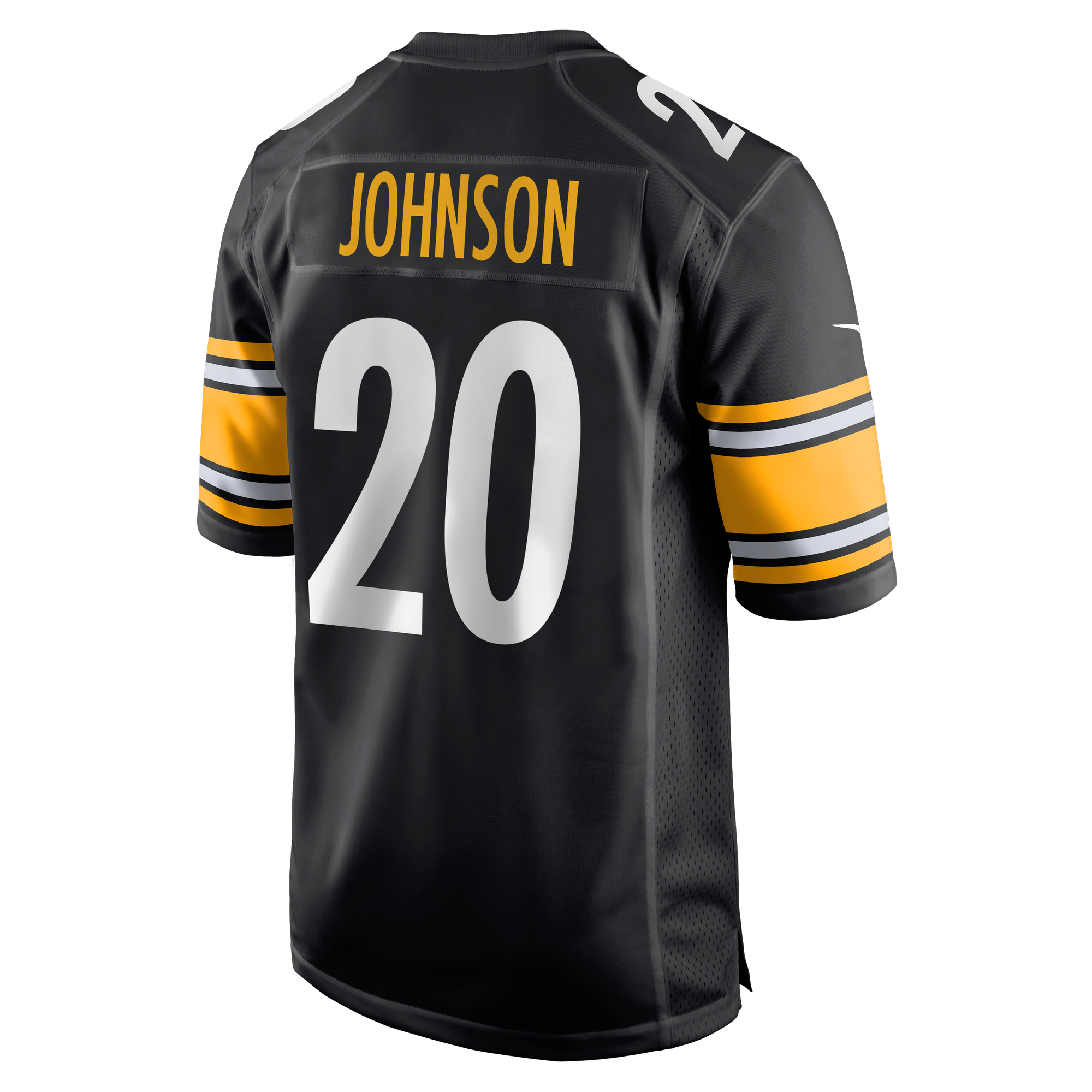 Kaleb Johnson Pittsburgh Steelers Game Jersey Black NFL Football Fan Wear