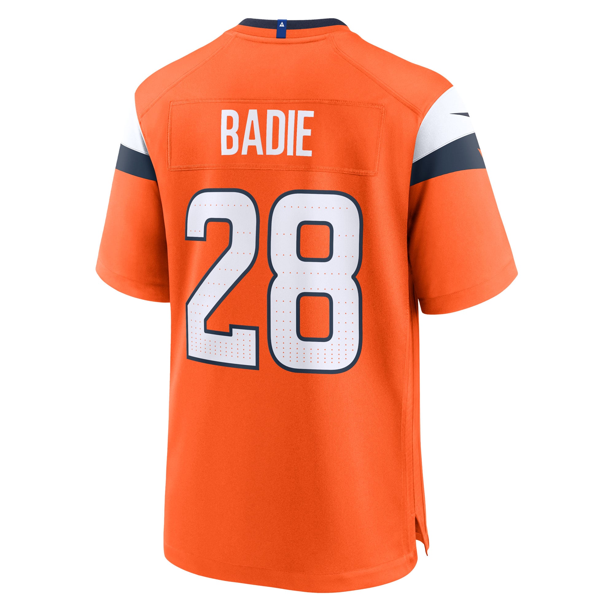 Tyler Badie Denver Broncos Game Jersey Orange NFL Football Fan Wear Tyler Badie