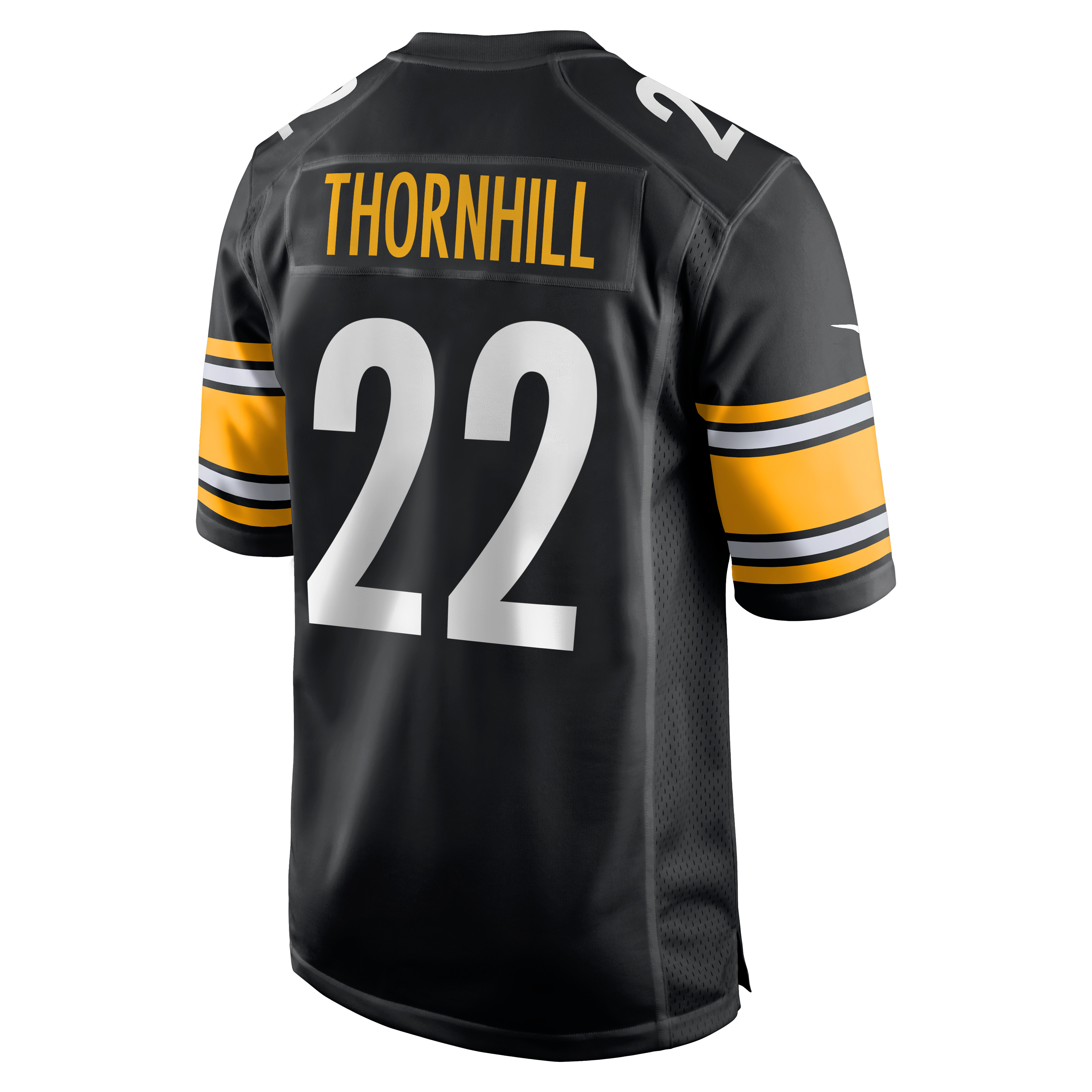 Juan Thornhill Pittsburgh Steelers Game Jersey Black NFL Football Fan Wear Juan Thornhill