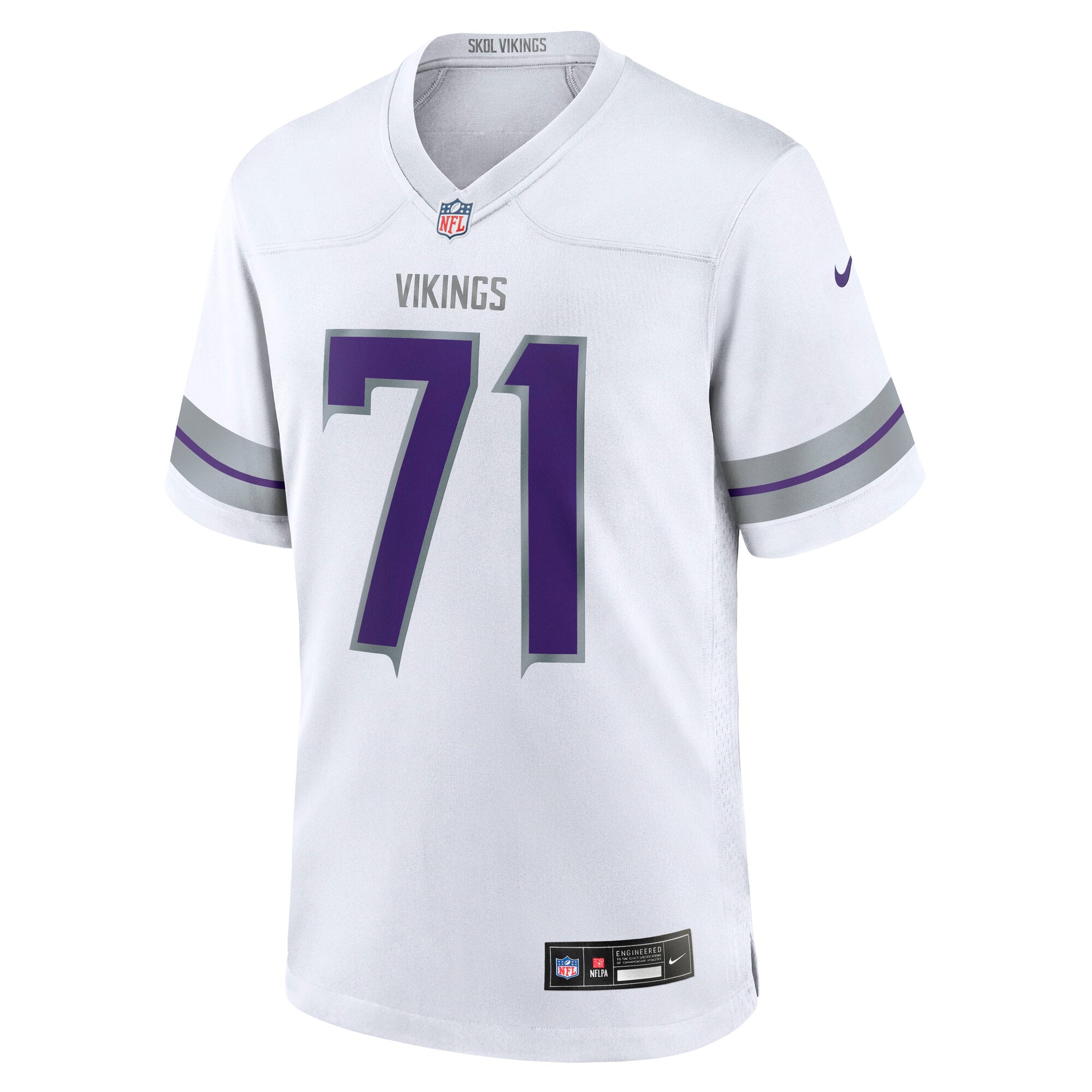 Christian Darrisaw Minnesota Vikings Game Jersey White NFL Football Fan Wear Christian Darrisaw