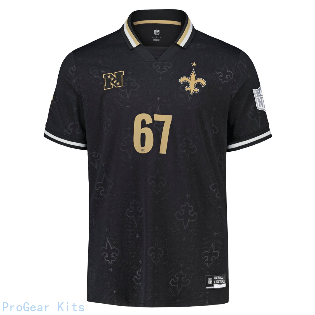 New Orleans Saints Game Jersey NFL Football Fan Wear Custom Number