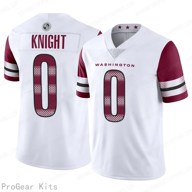 Qwuantrezz Knight Washington Commanders Jersey White NFL Football Fan Wear