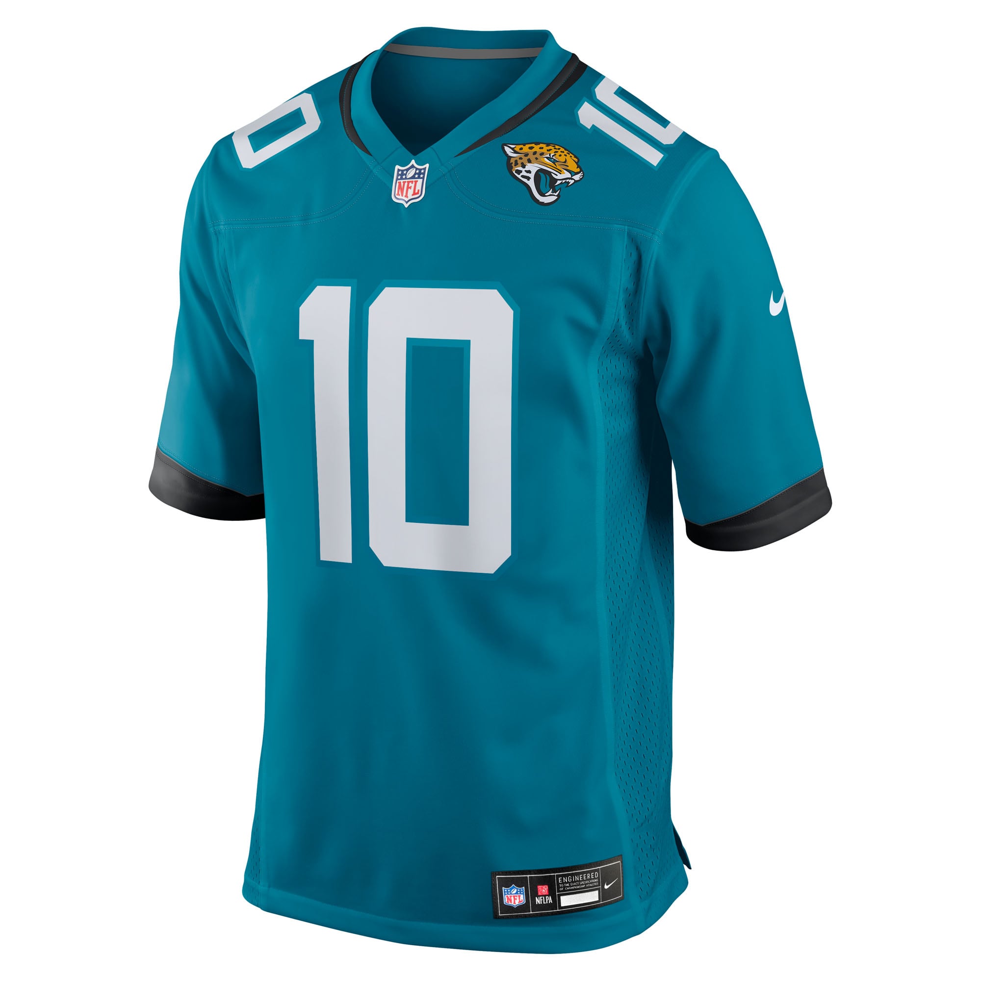 Carter Bradley Jacksonville Jaguars Game Jersey Teal NFL Football Fan Wear Carter Bradley