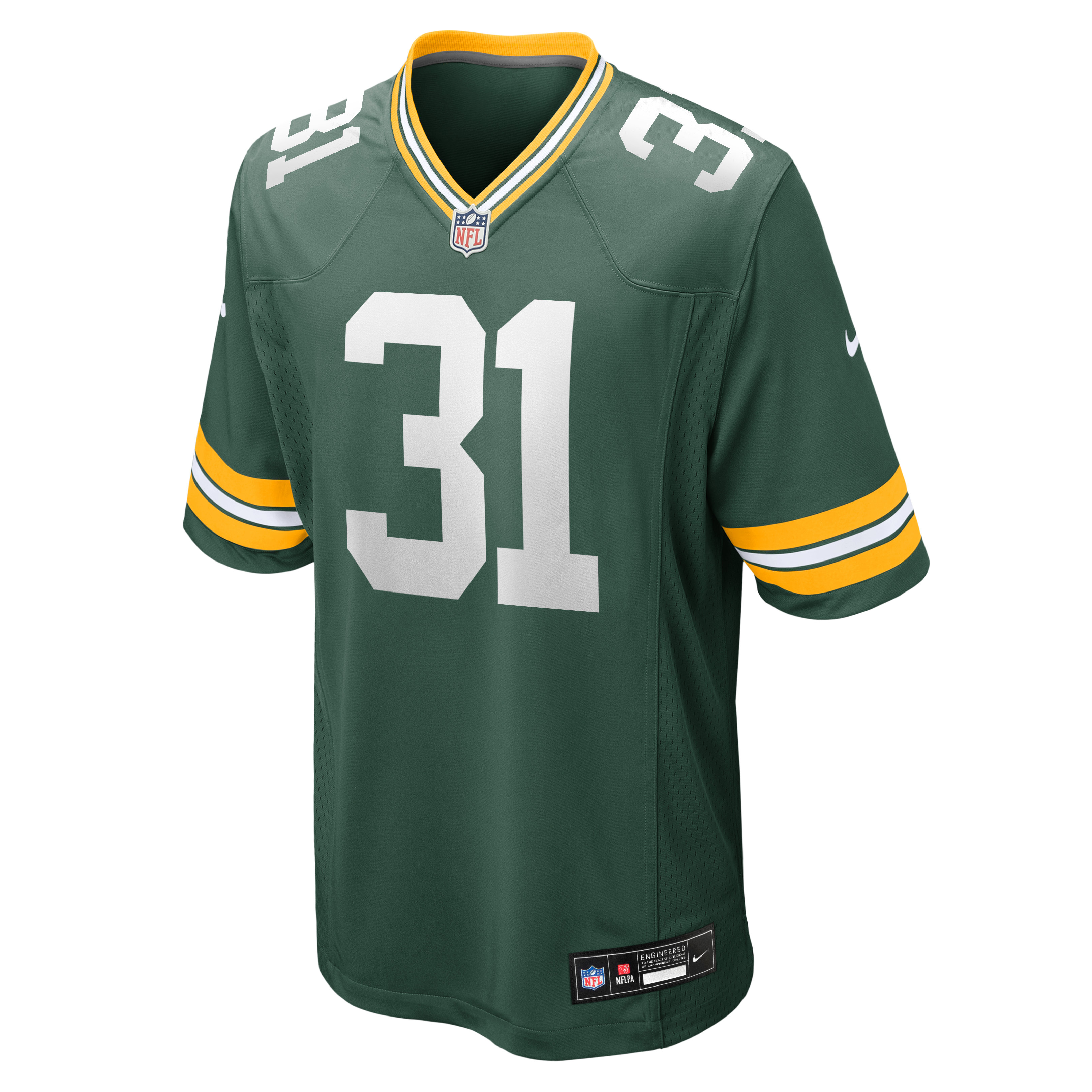 Nick Niemann Green Bay Packers Game Jersey Green NFL Football Fan Wear