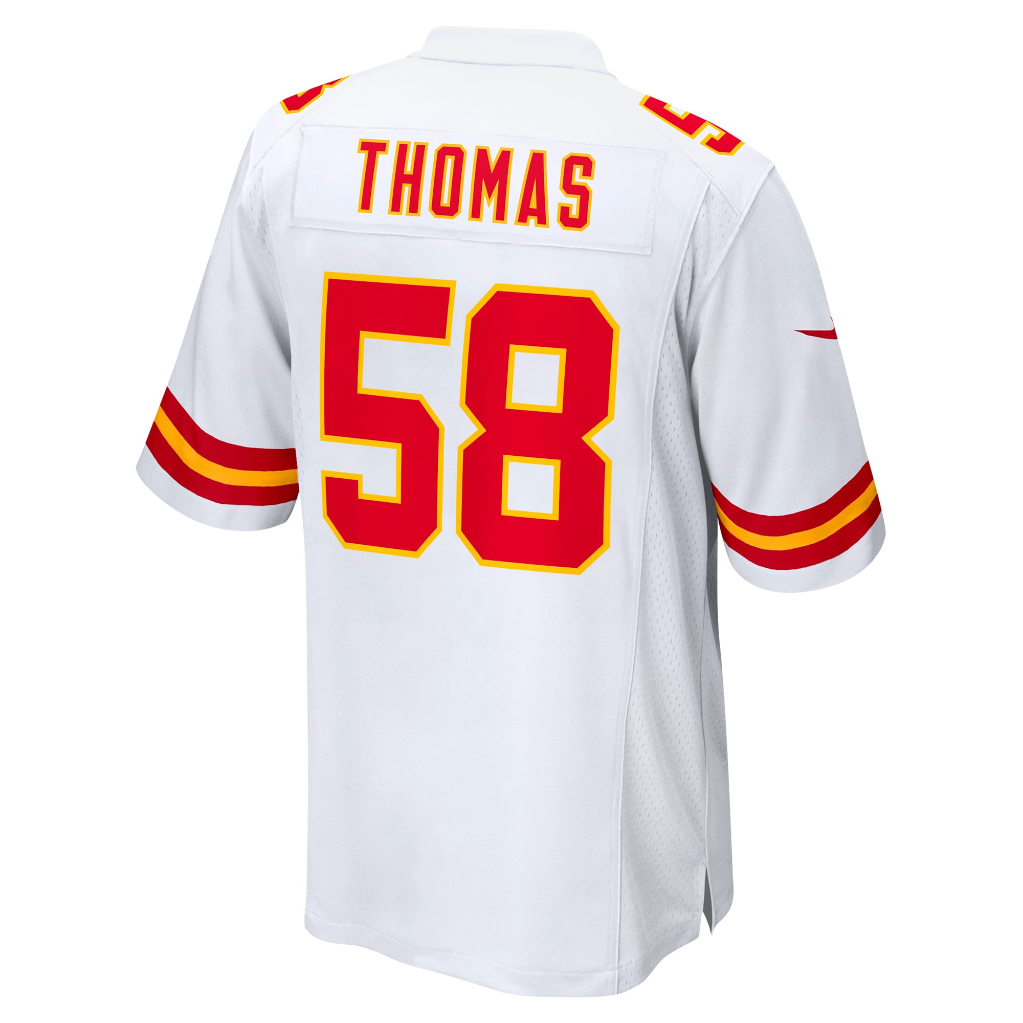 Derrick Thomas Retired Kansas City Chiefs Game Jersey White NFL Football Fan Wear