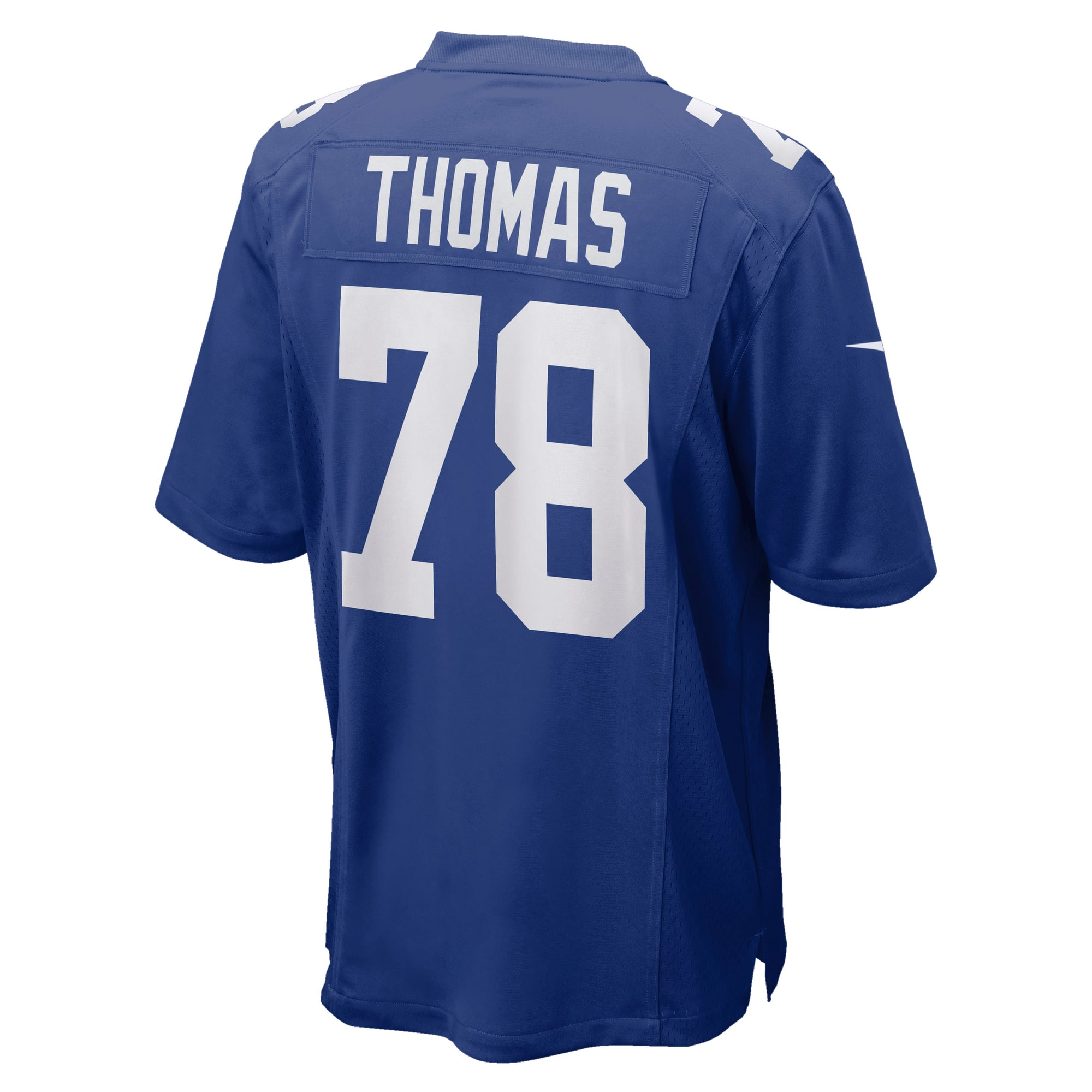 Andrew Thomas New York Giants Game Jersey Royal NFL Football Fan Wear Andrew Thomas