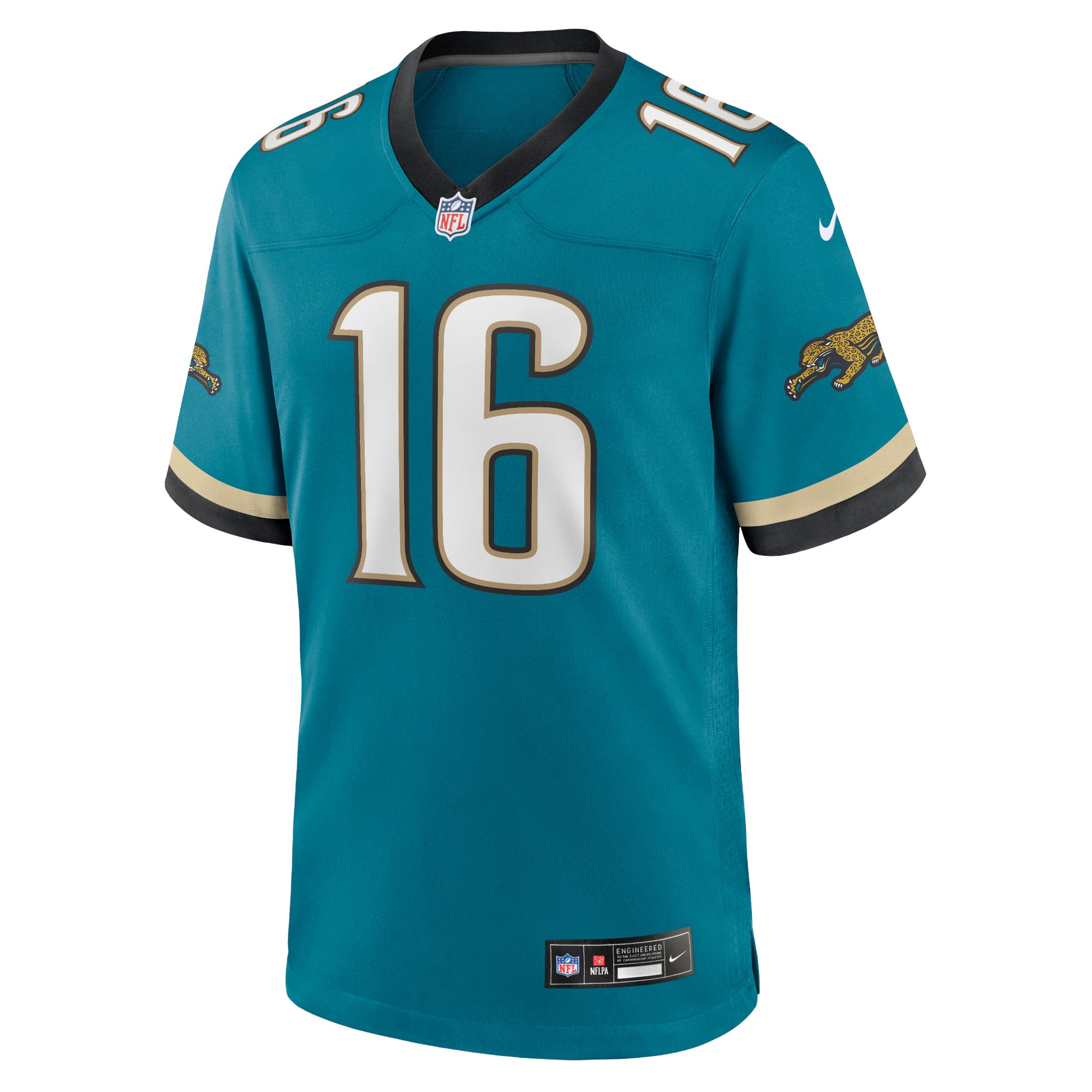 Trevor Lawrence Prowler Jacksonville Jaguars Game Jersey Teal NFL Football Fan Wear