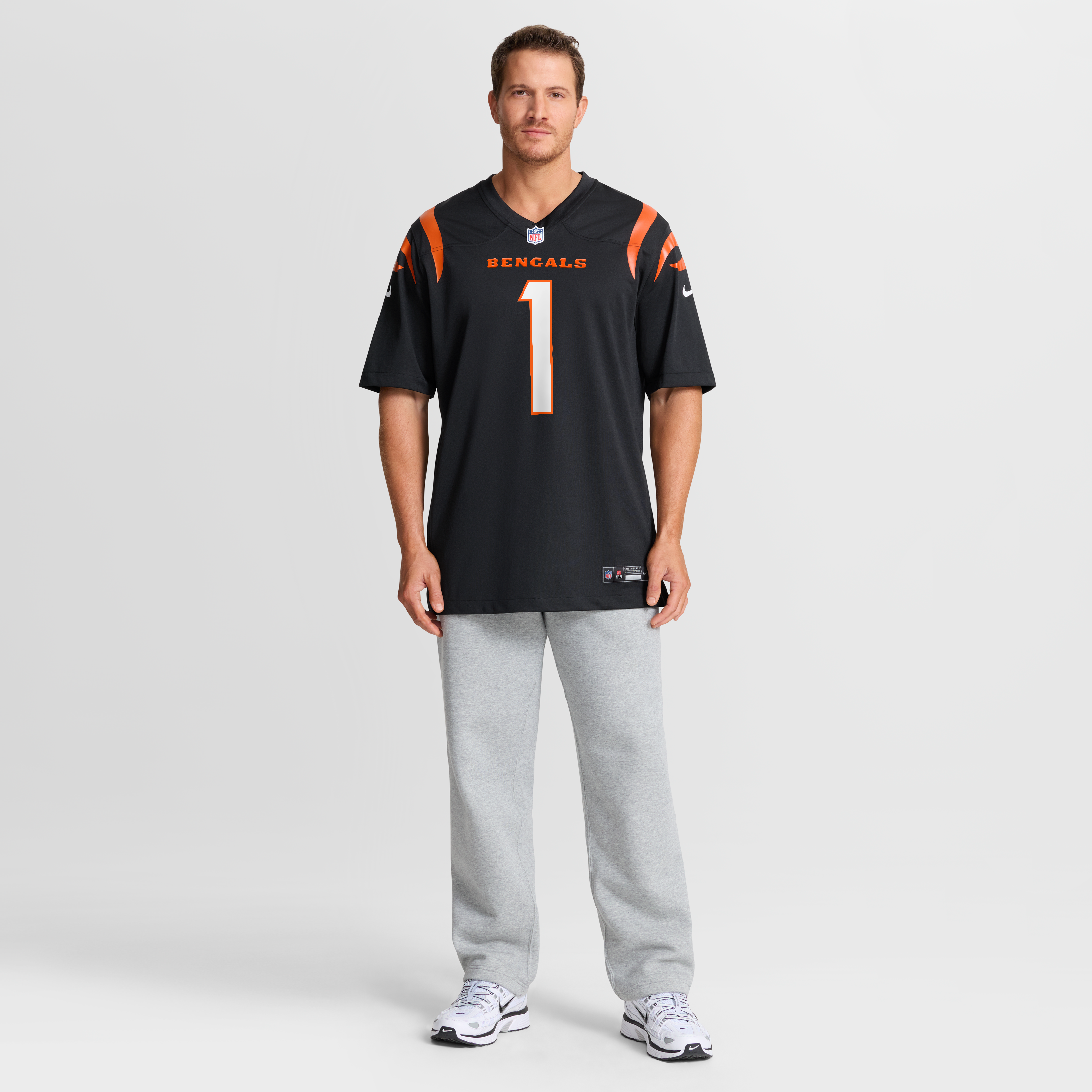Ja'Marr Chase Cincinnati Bengals Player Jersey Black NFL Football Fan Wear