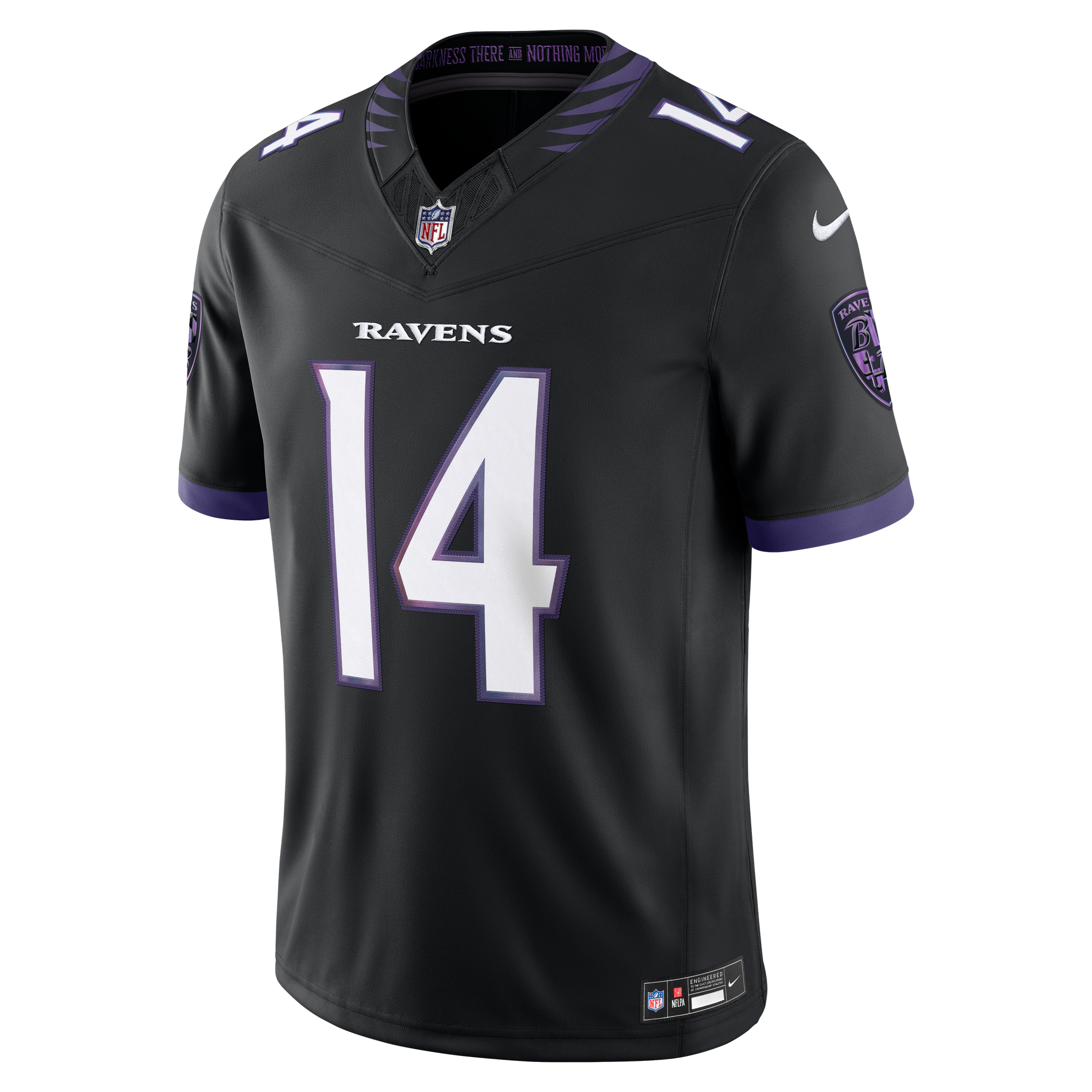 Kyle Hamilton Baltimore Ravens Alternate Jersey Black NFL Football Fan Wear