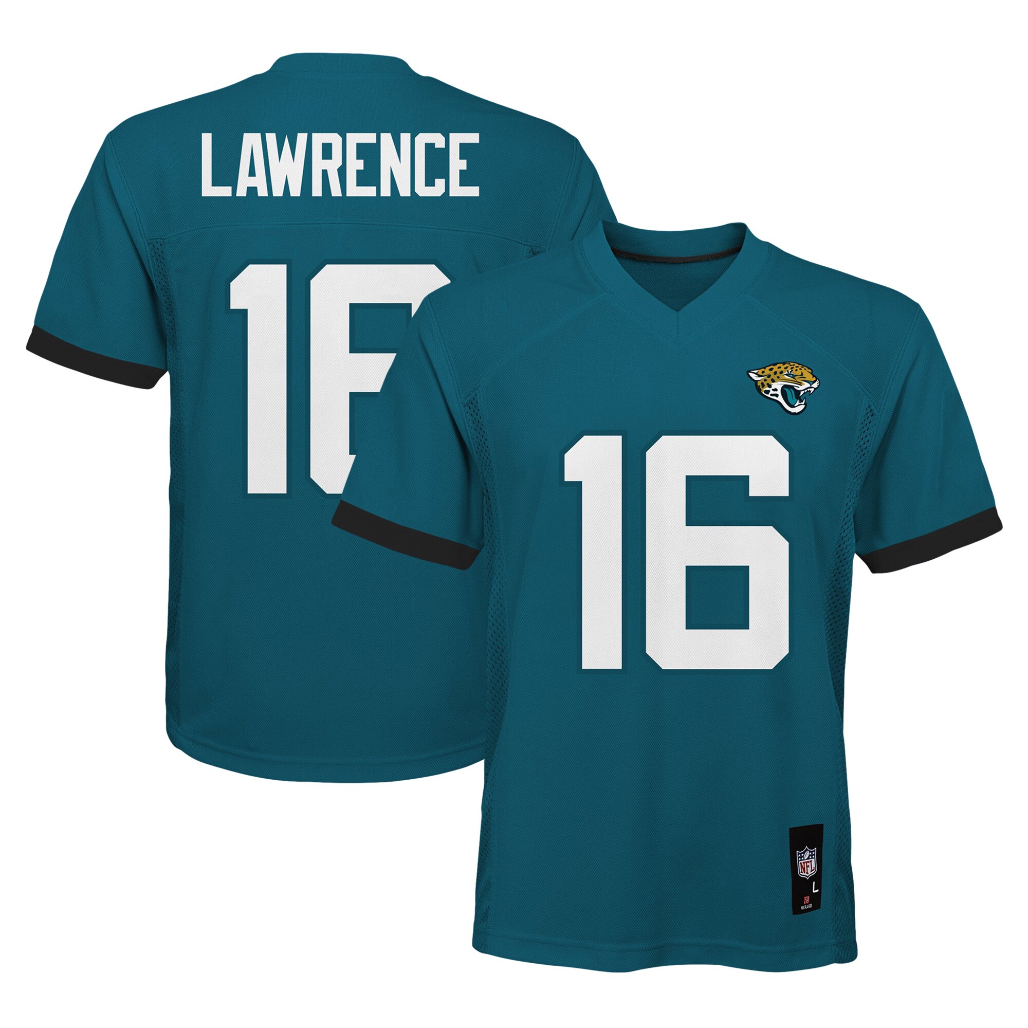 American Trevor Lawrence Jacksonville Jaguars Player Jersey Teal NFL Football Fan Wear