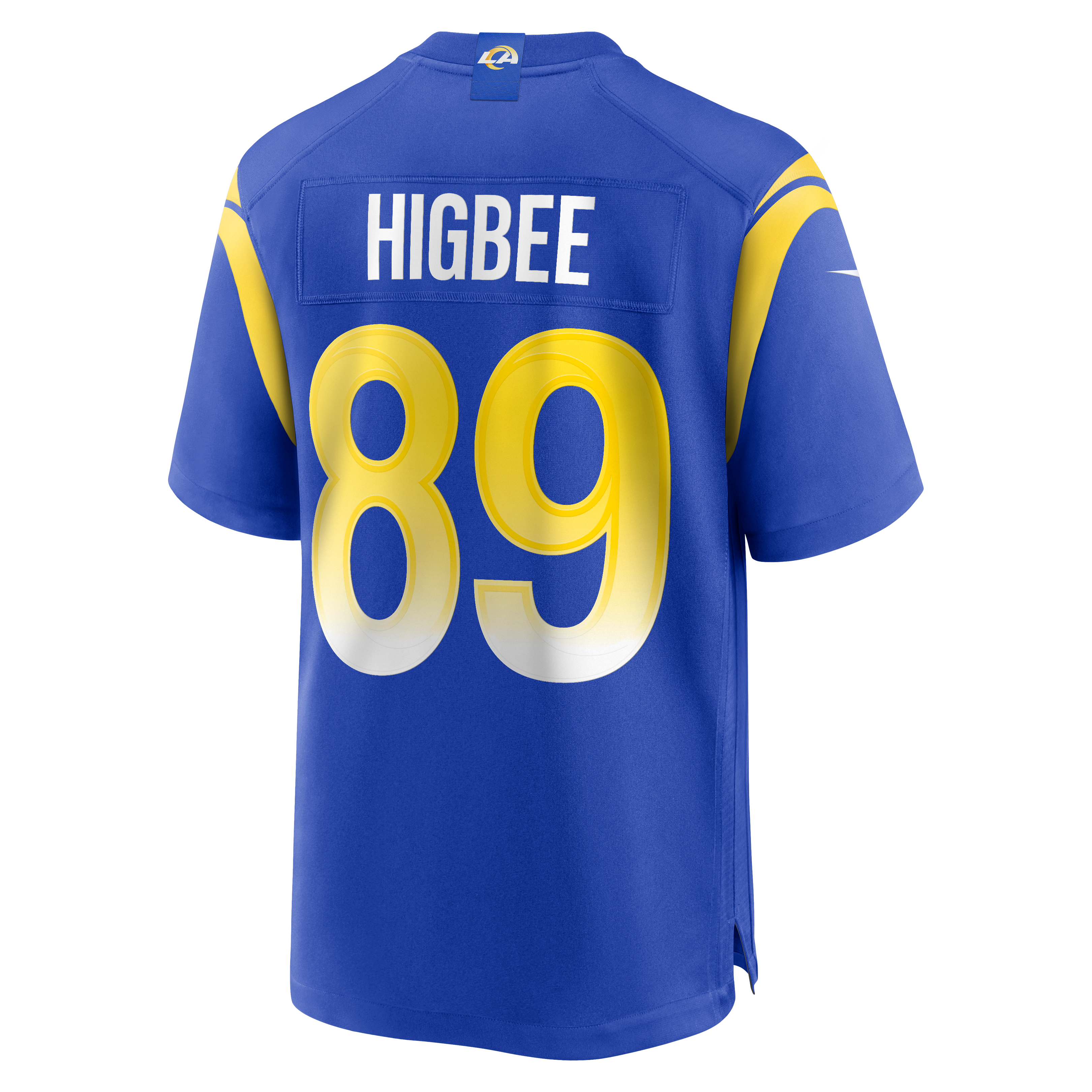 Tyler Higbee Los Angeles Rams Player Jersey Royal NFL Football Fan Wear Tyler Higbee