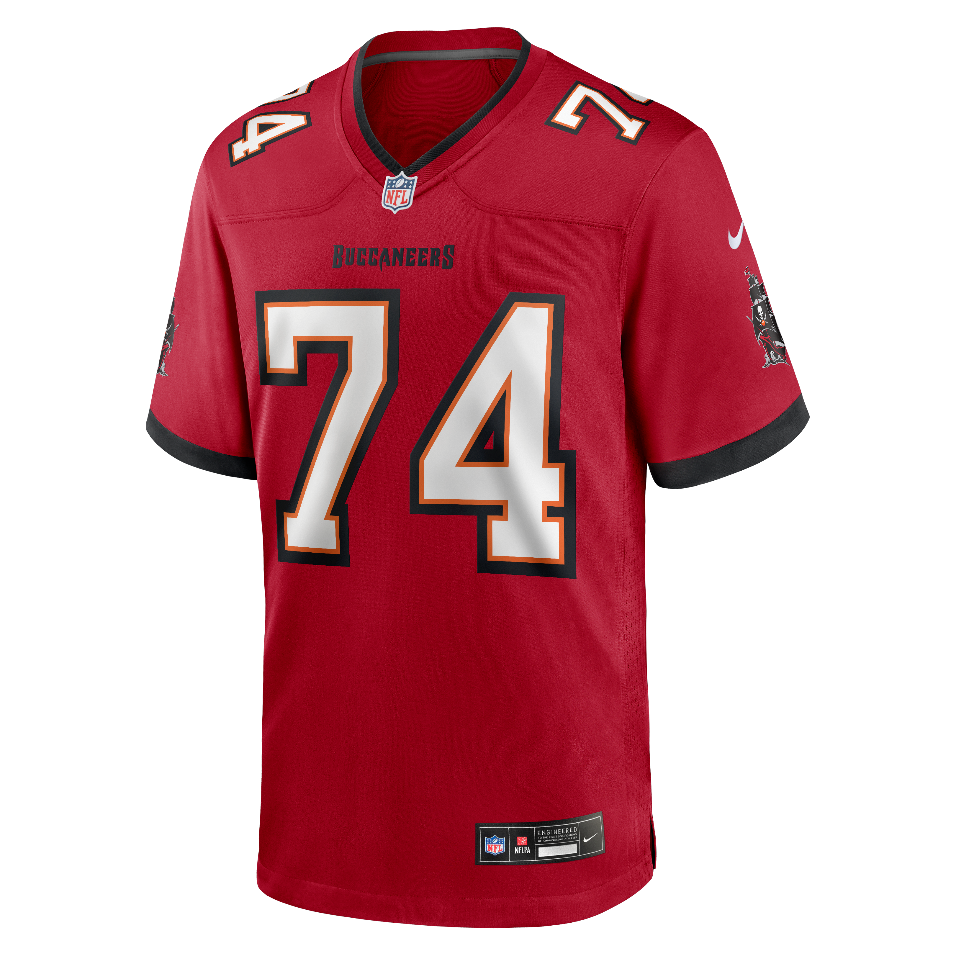 Marshall Foerner Tampa Bay Buccaneers Game Jersey Red NFL Football Fan Wear Marshall Foerner